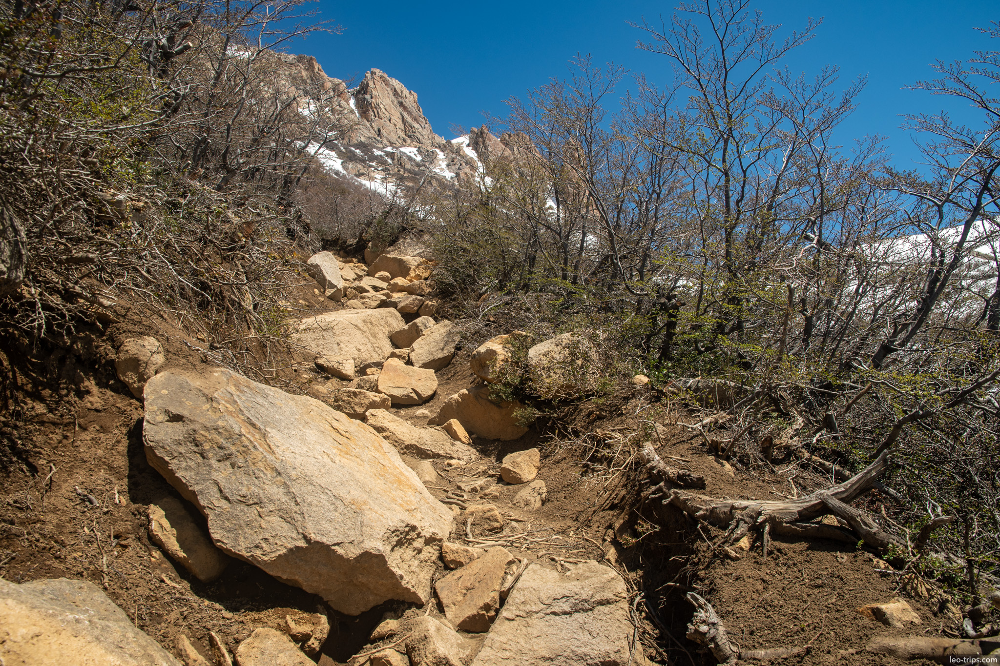 rocky stone staircase trail frey refuge trail