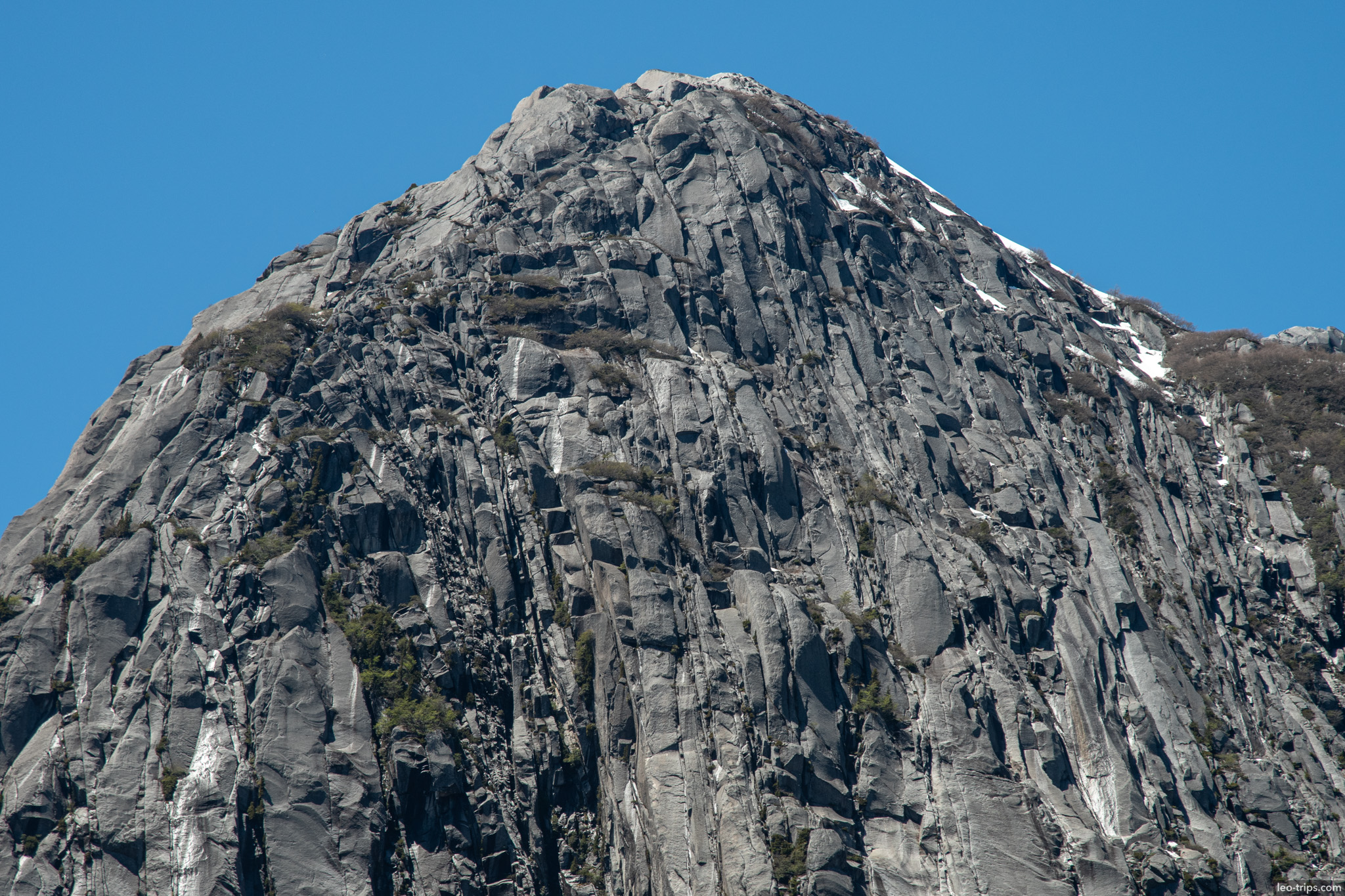 towering granite dome peak puerto blest