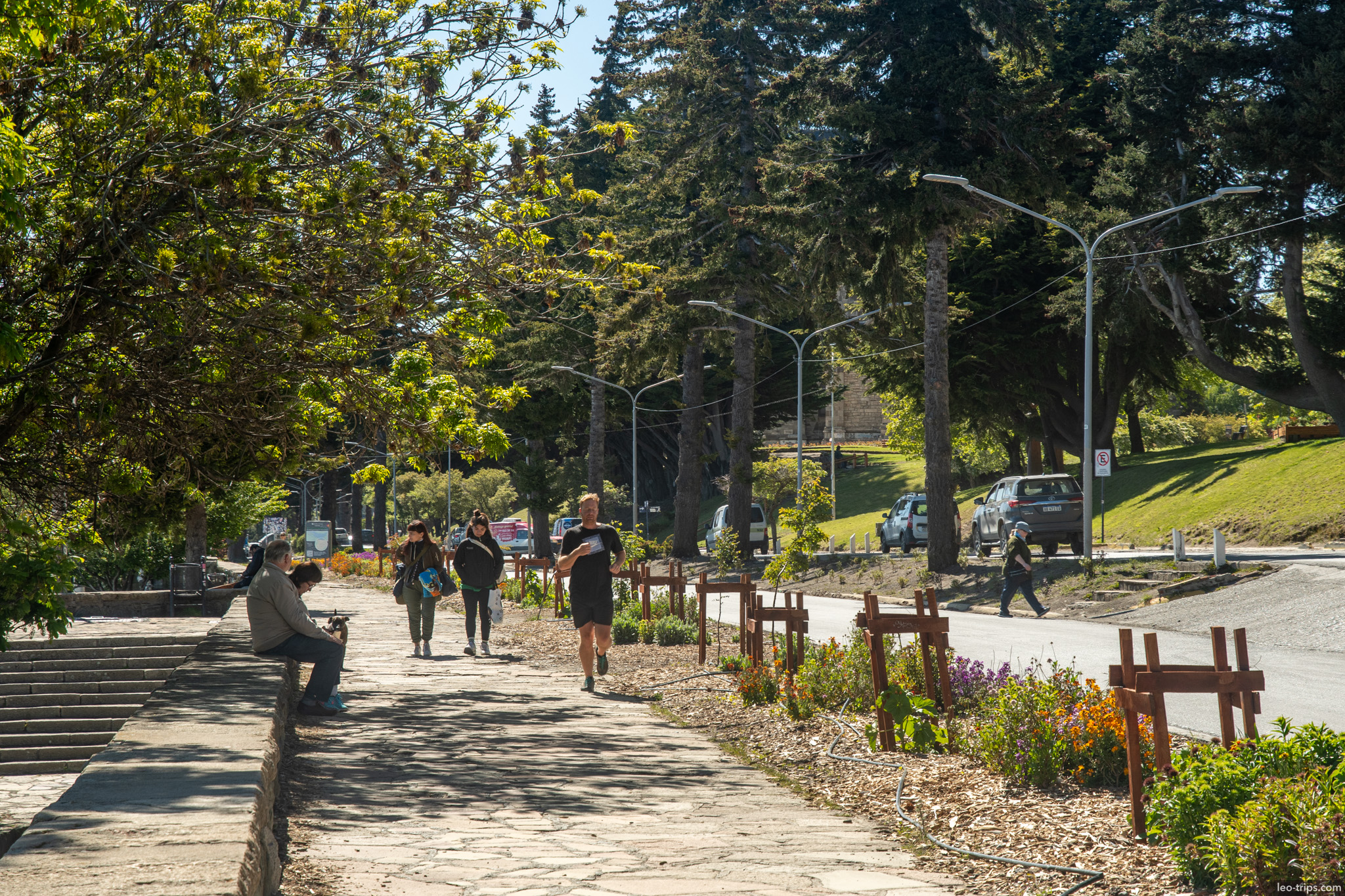 civic center pedestrian path park san carlos de bariloche