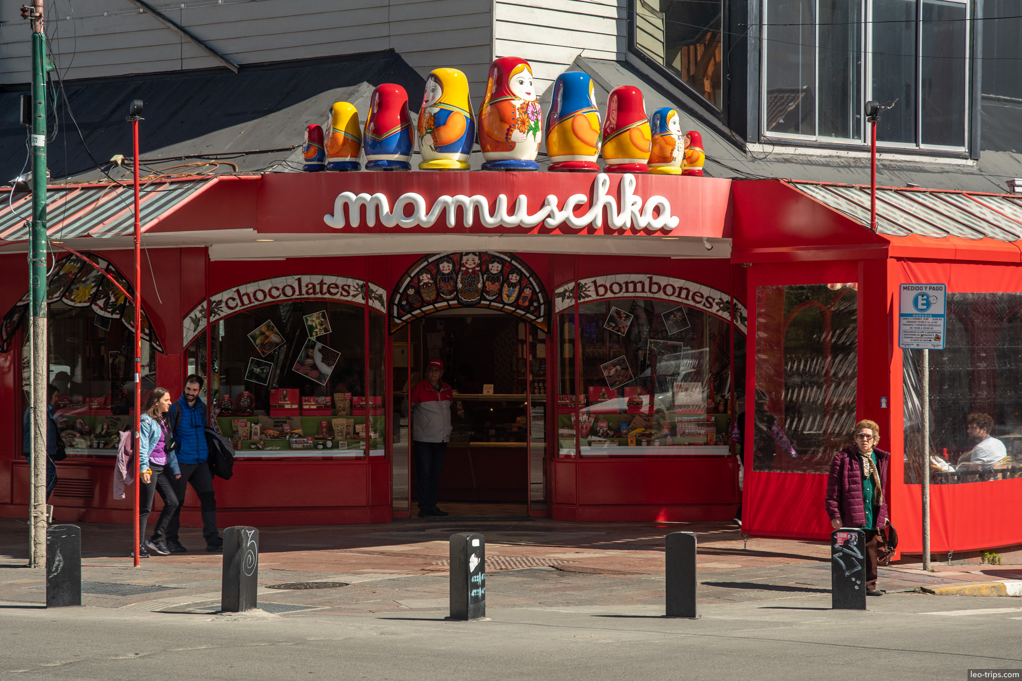 matryoshka chocolate shop storefront san carlos de bariloche