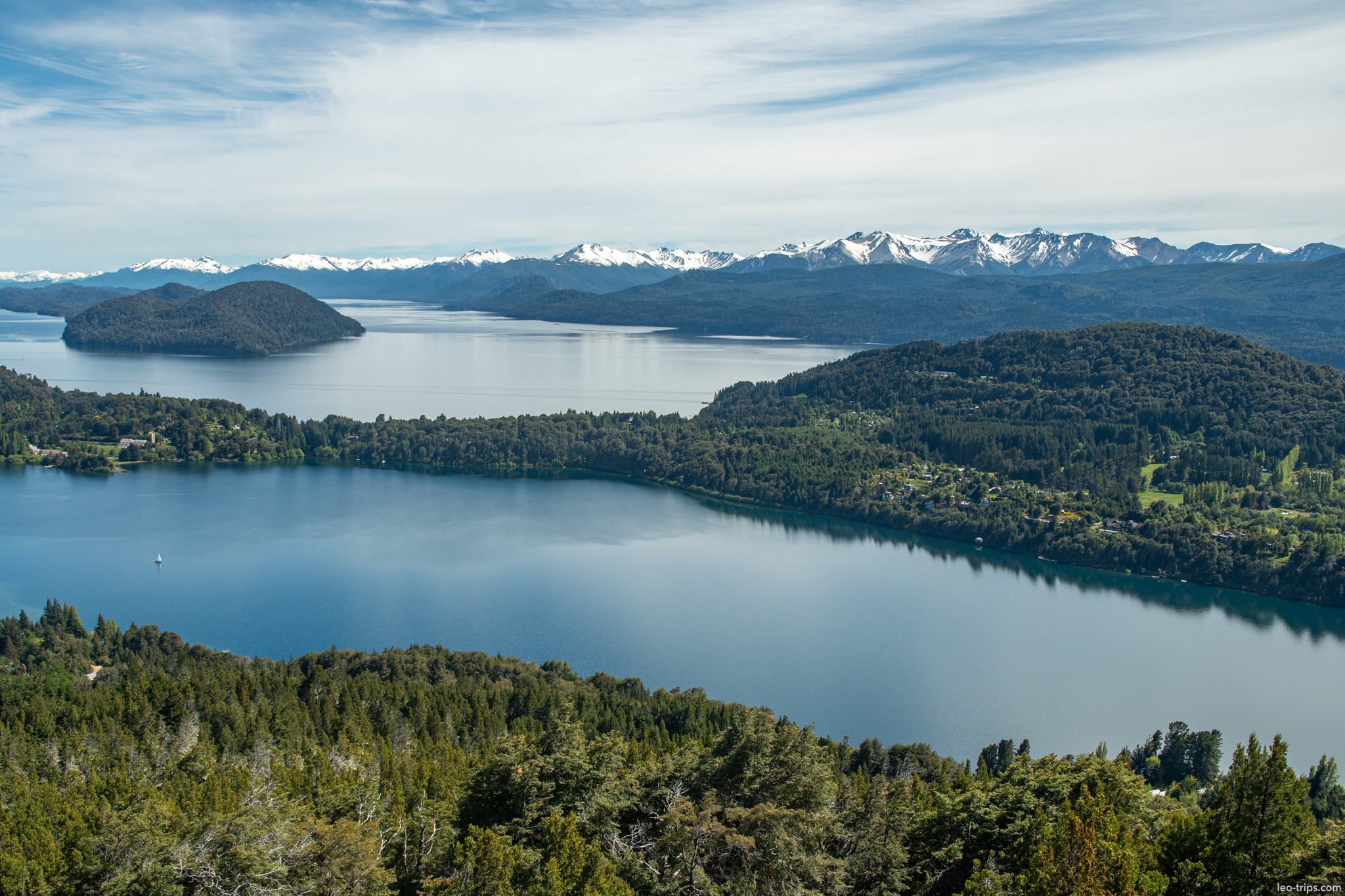view from cierro companario san carlos de bariloche