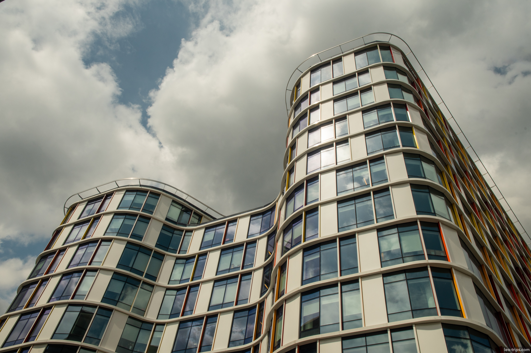 brussels modern curved office building brussels