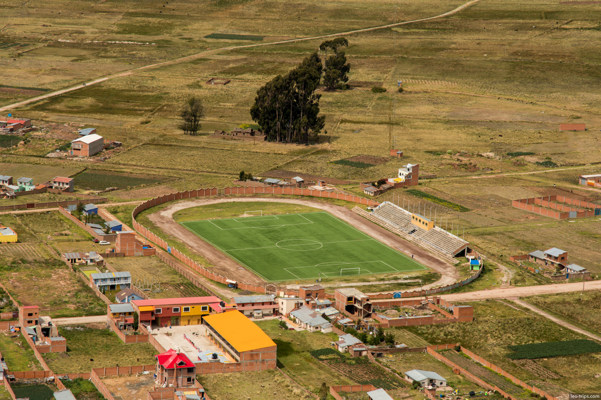 football stadium aerial view copacabana copacabana