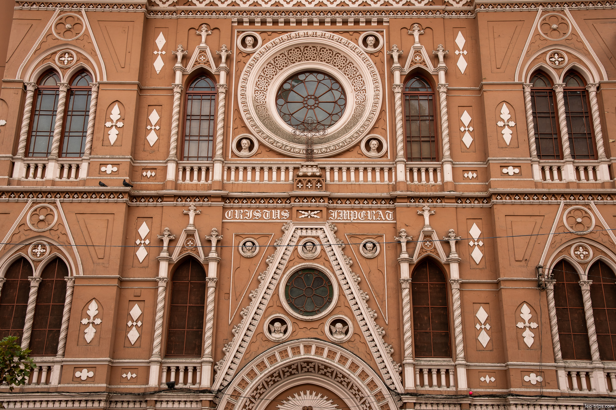 la paz basilica san francisco gothic facade detail la paz