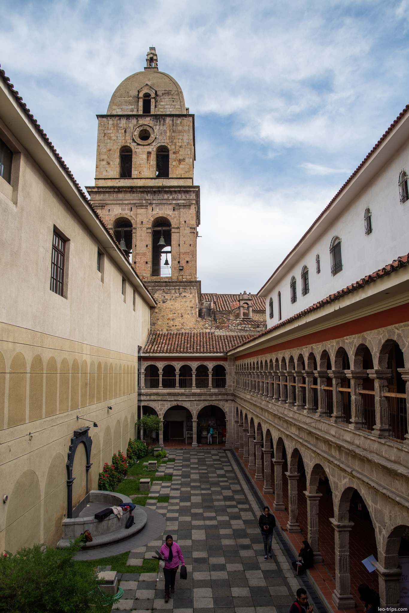 la paz convento san francisco cloister tower la paz