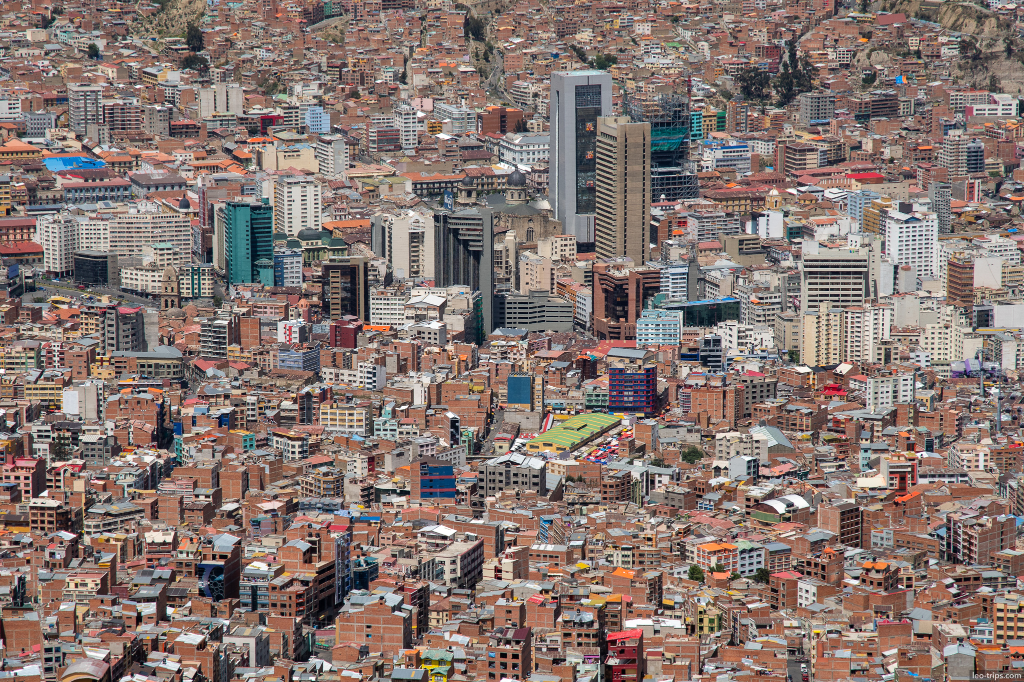 la paz downtown density multicentro tower la paz