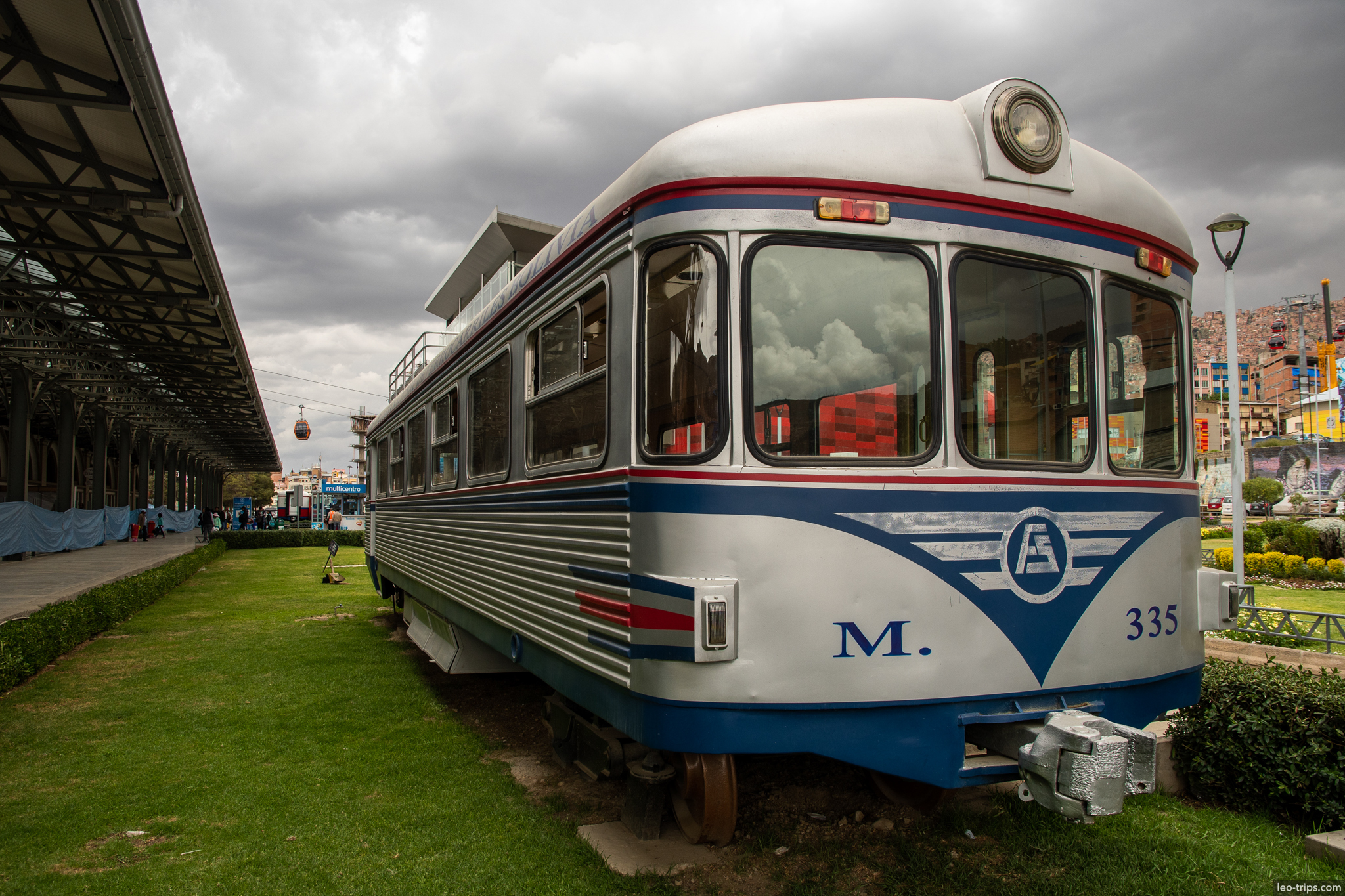 la paz estacion ferrocarriles vintage railcar 335 la paz