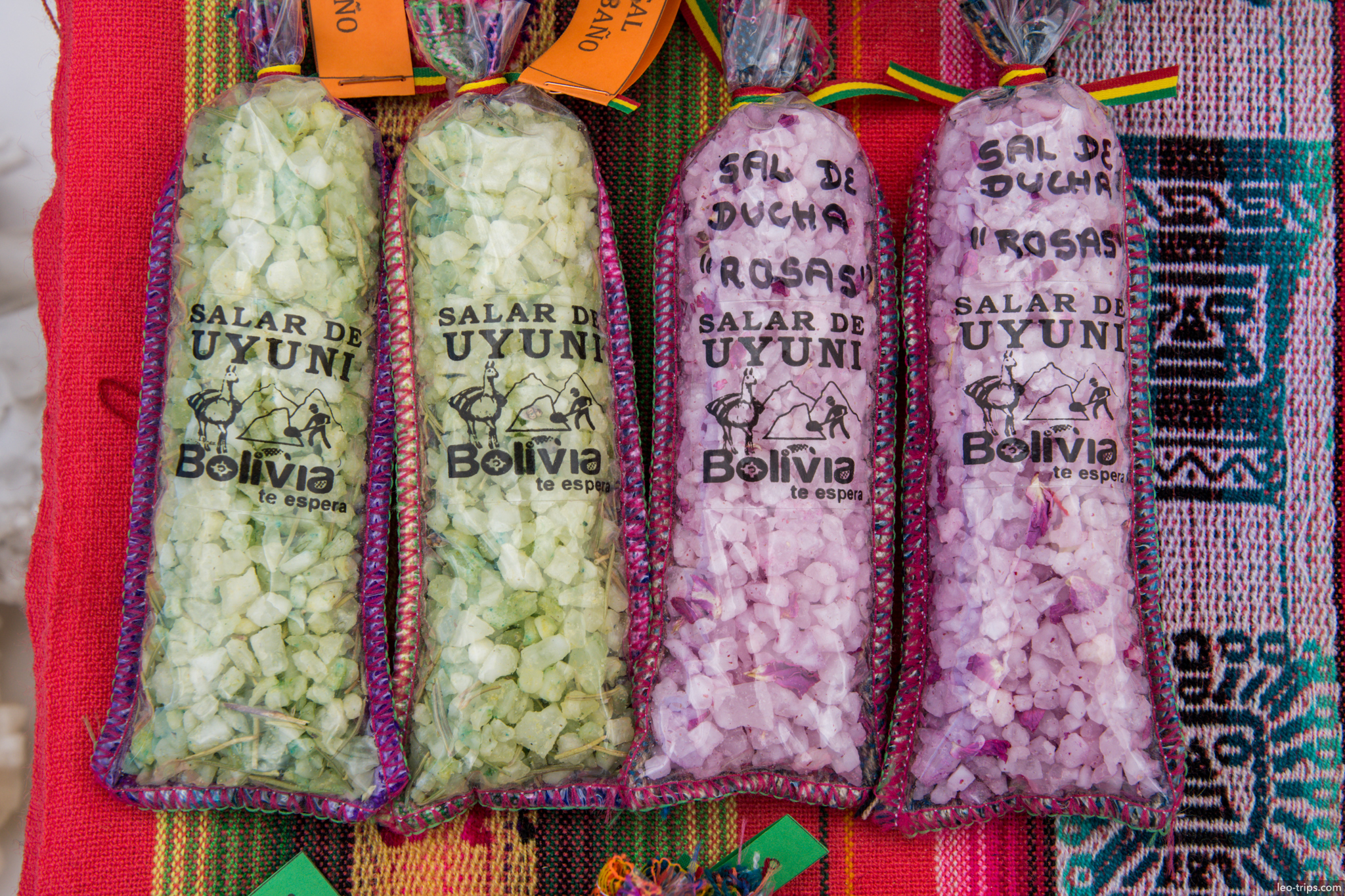 salar de uyuni bath salt souvenir bags bolivia salar de uyuni