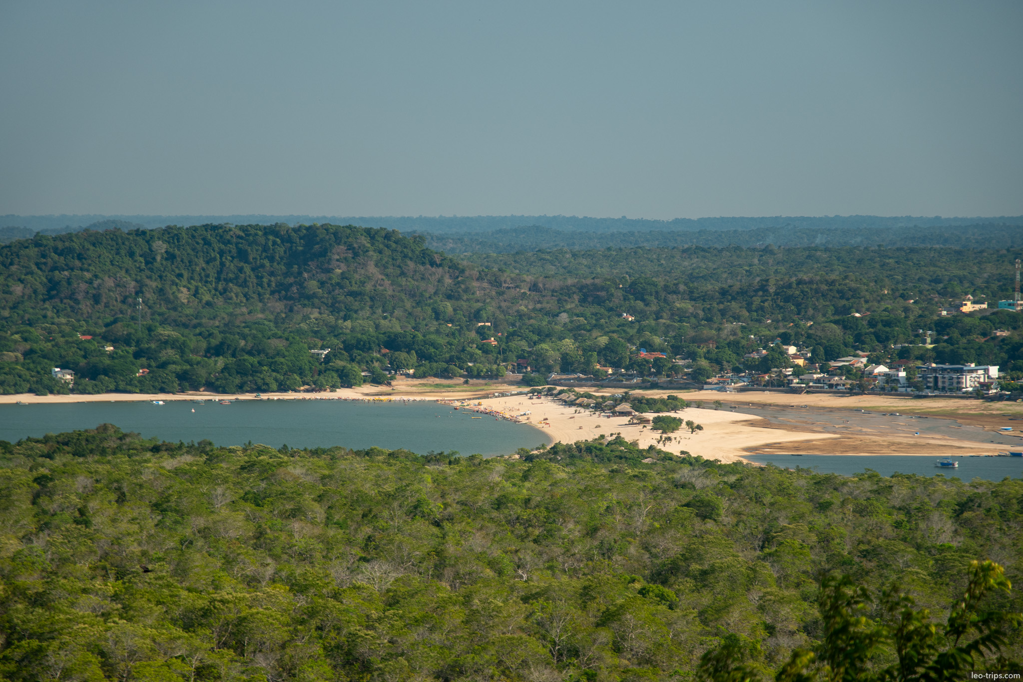 alter do chao town aerial alter do chao