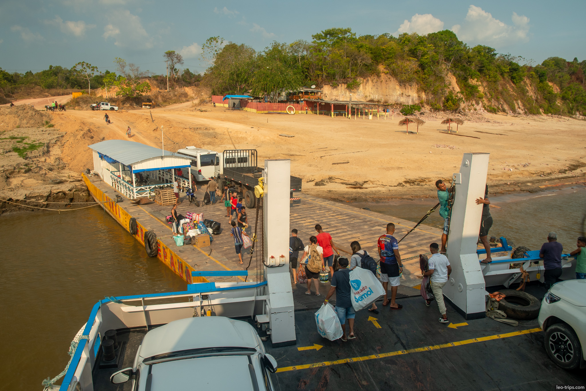 amazon river dock activity amazon river
