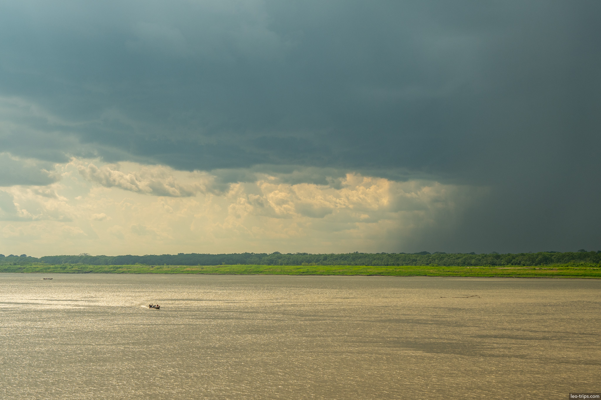 amazon river stormy sky amazon river