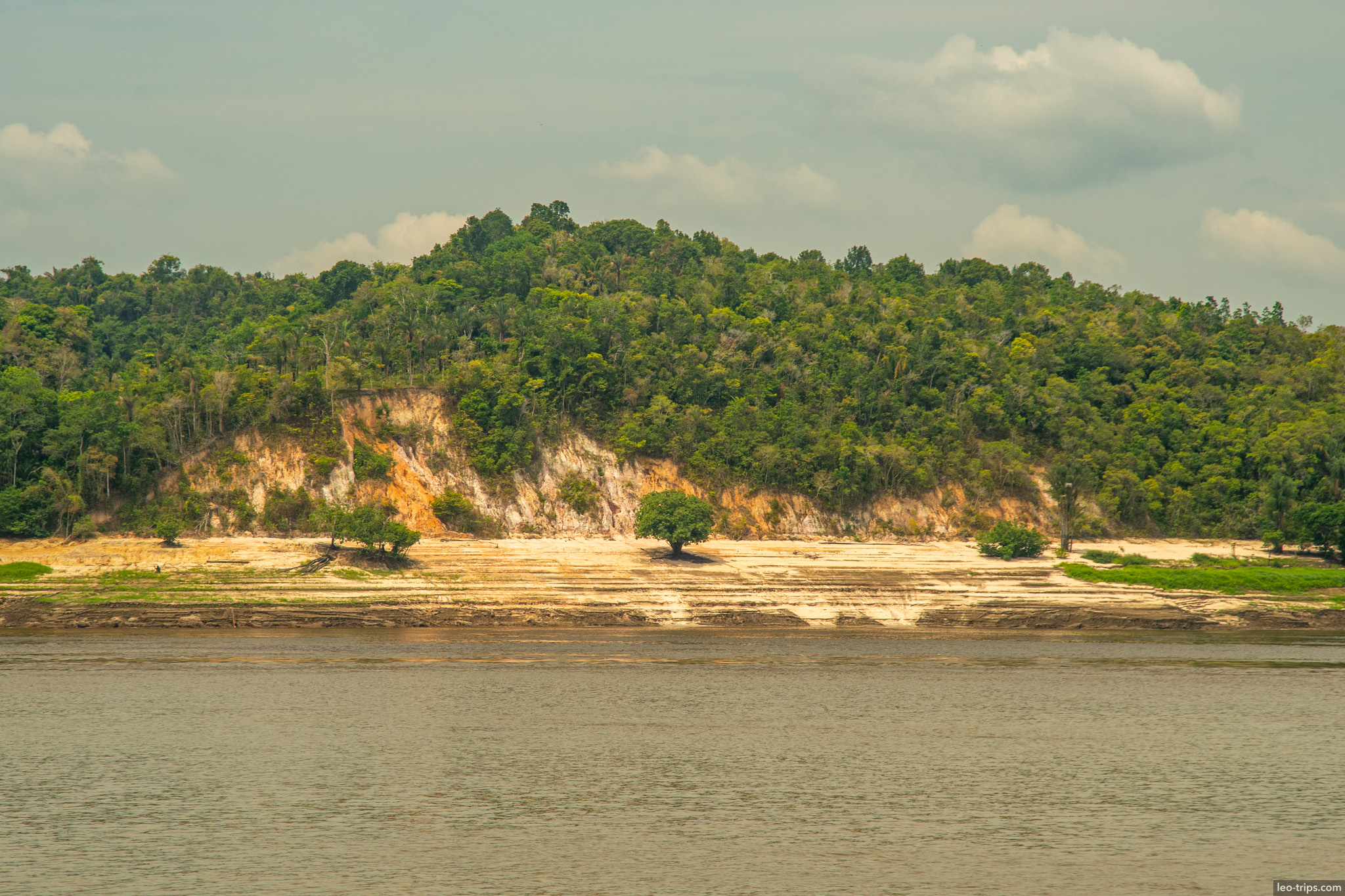 eroded riverbank amazon amazon river