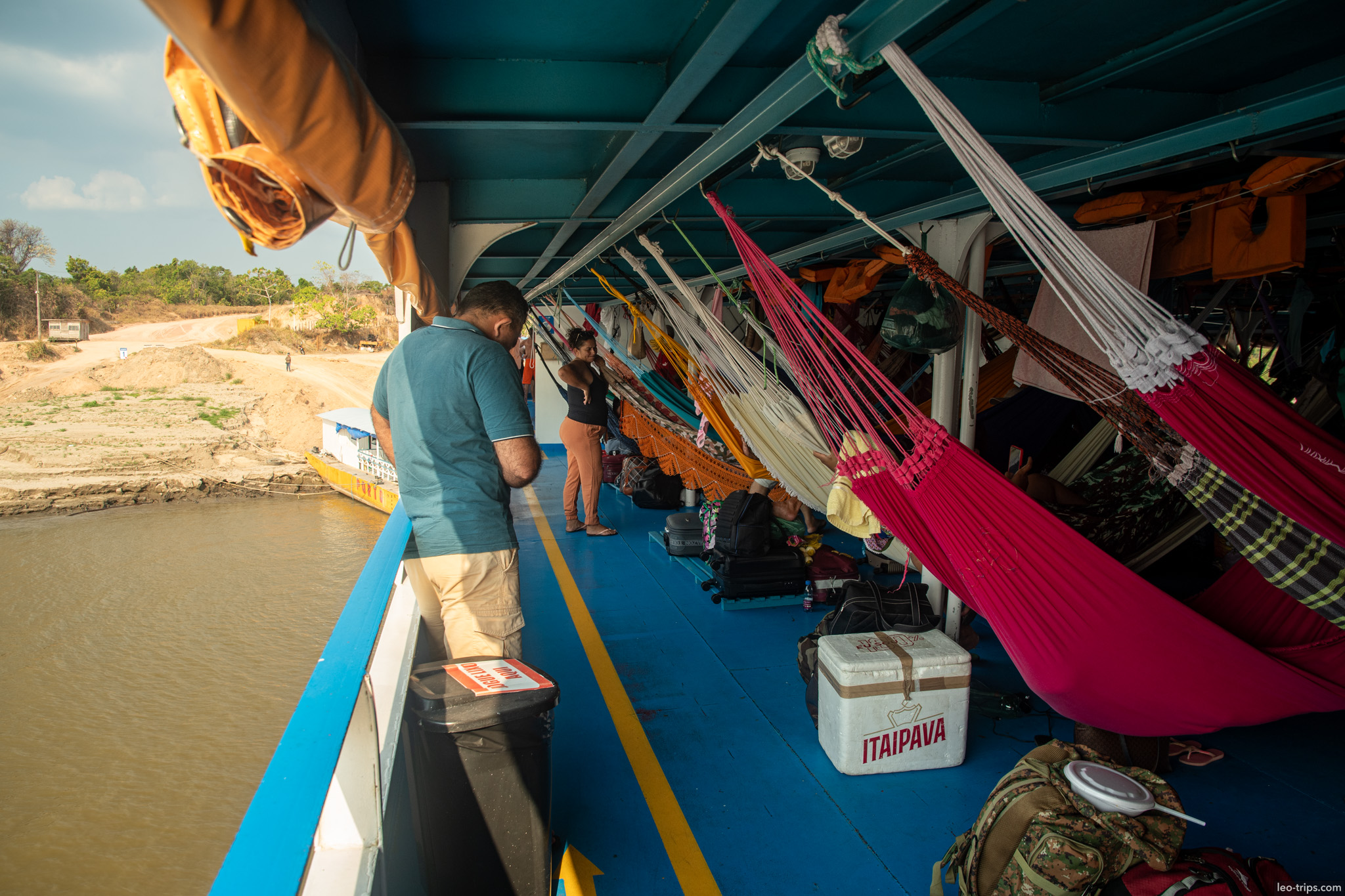 live on a boat amazon river