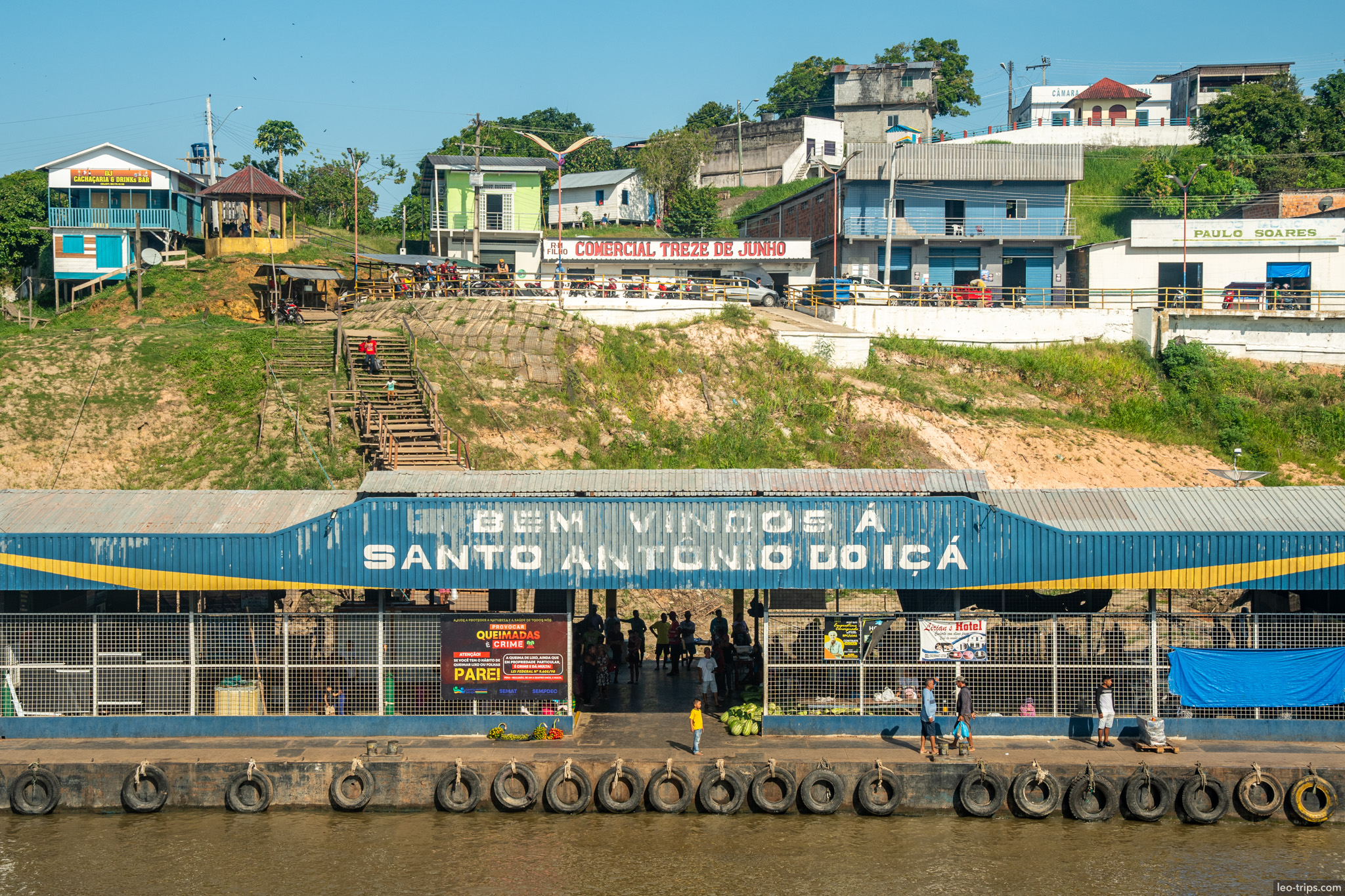 santo antonio do ica arrival amazon river