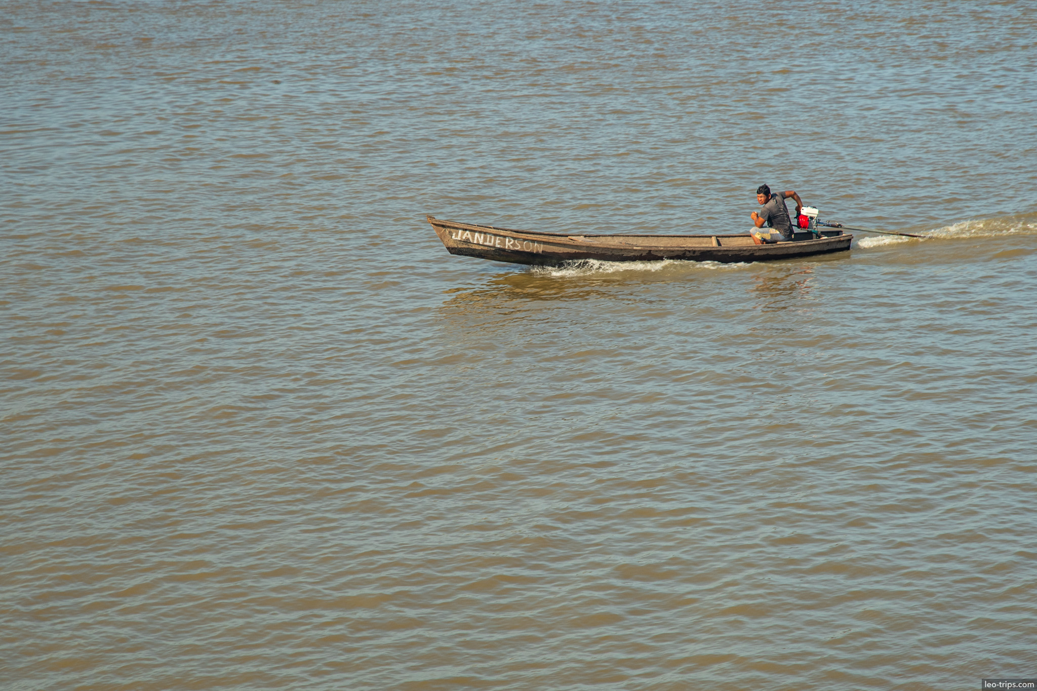small boat on amazon river amazon river