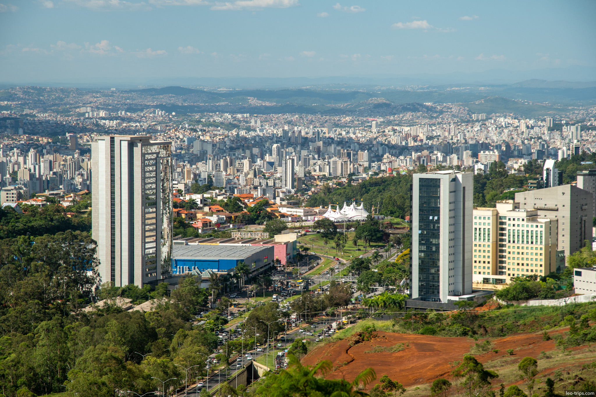 city panorama from hilltop belo horizonte belo horizonte