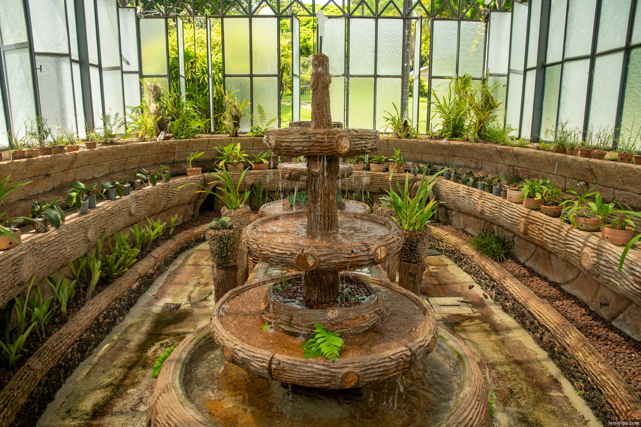 faux bois fountain greenhouse palacio da liberdade belo horizonte