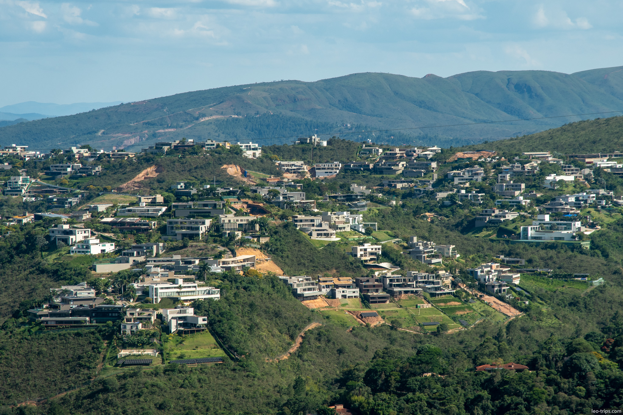 hillside luxury homes mountain view belo horizonte