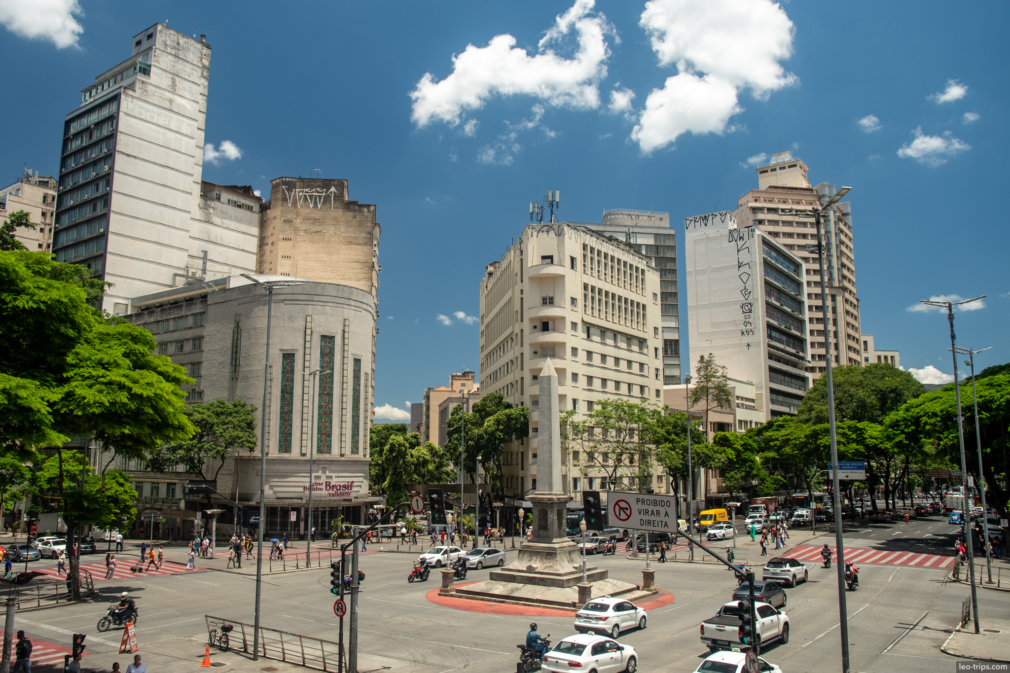 praca sete obelisk pirulito cine brasil belo horizonte