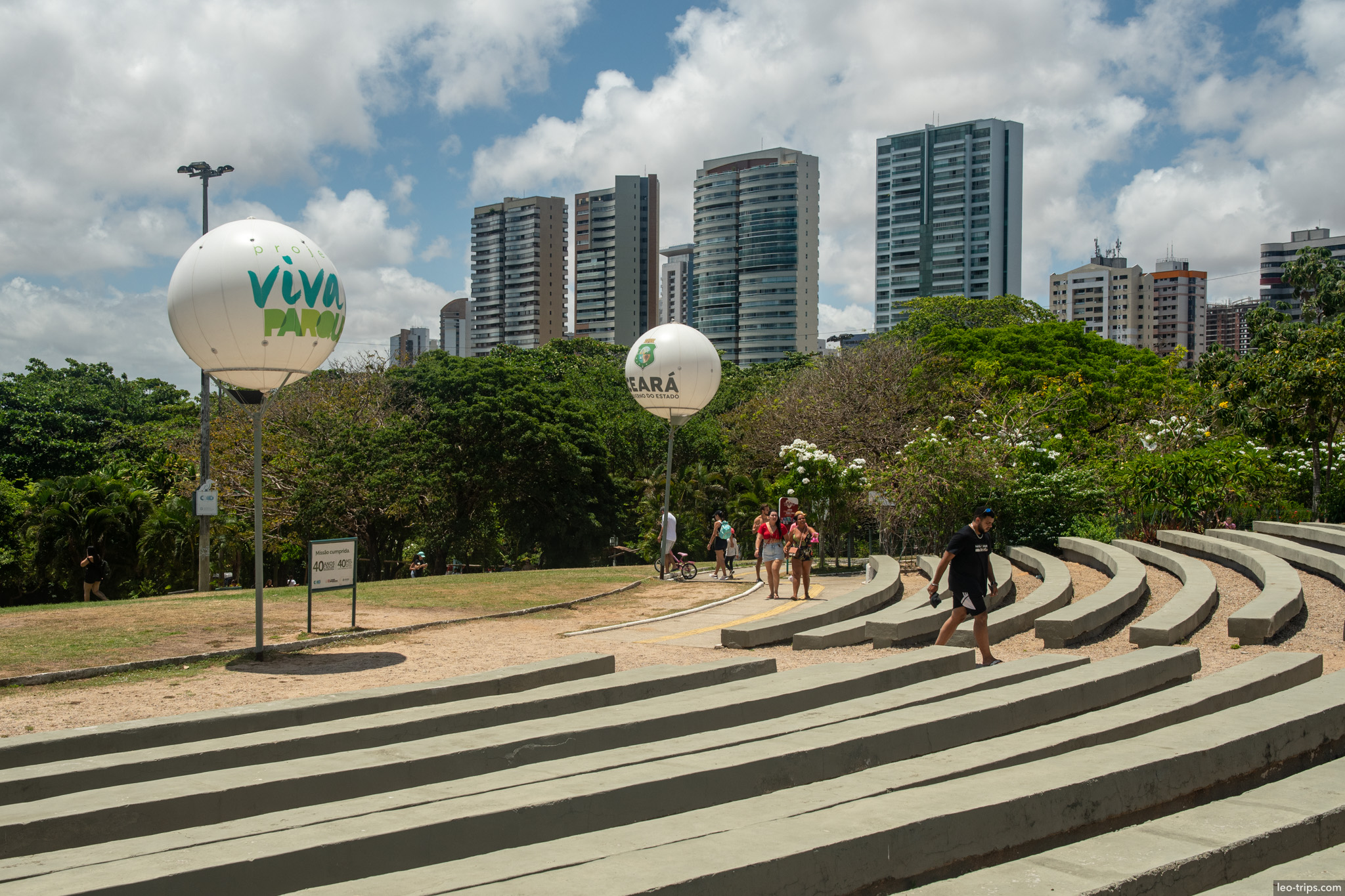 amphitheater steps coco park fortaleza fortaleza
