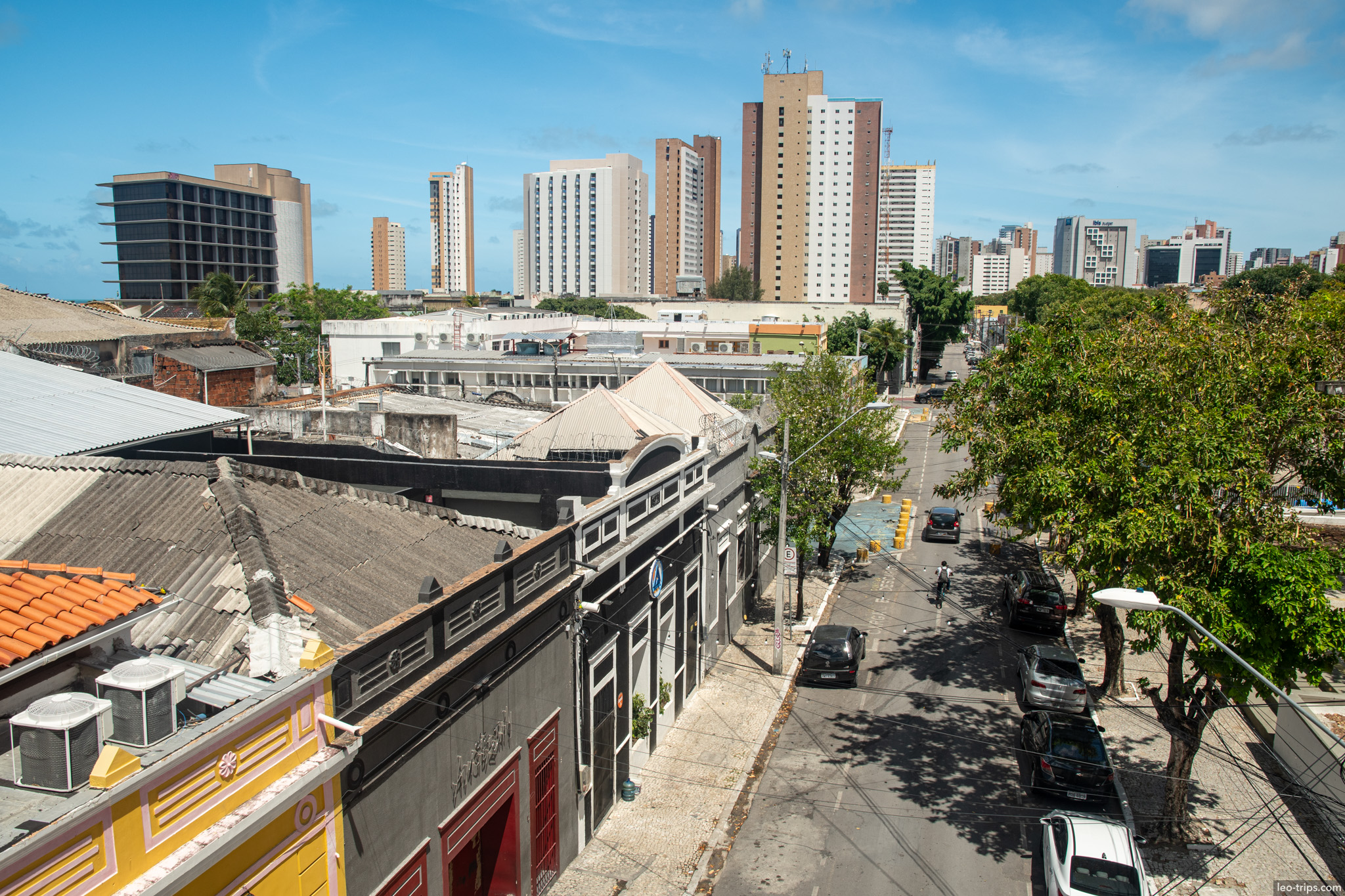 rooftop view downtown skyline fortaleza fortaleza