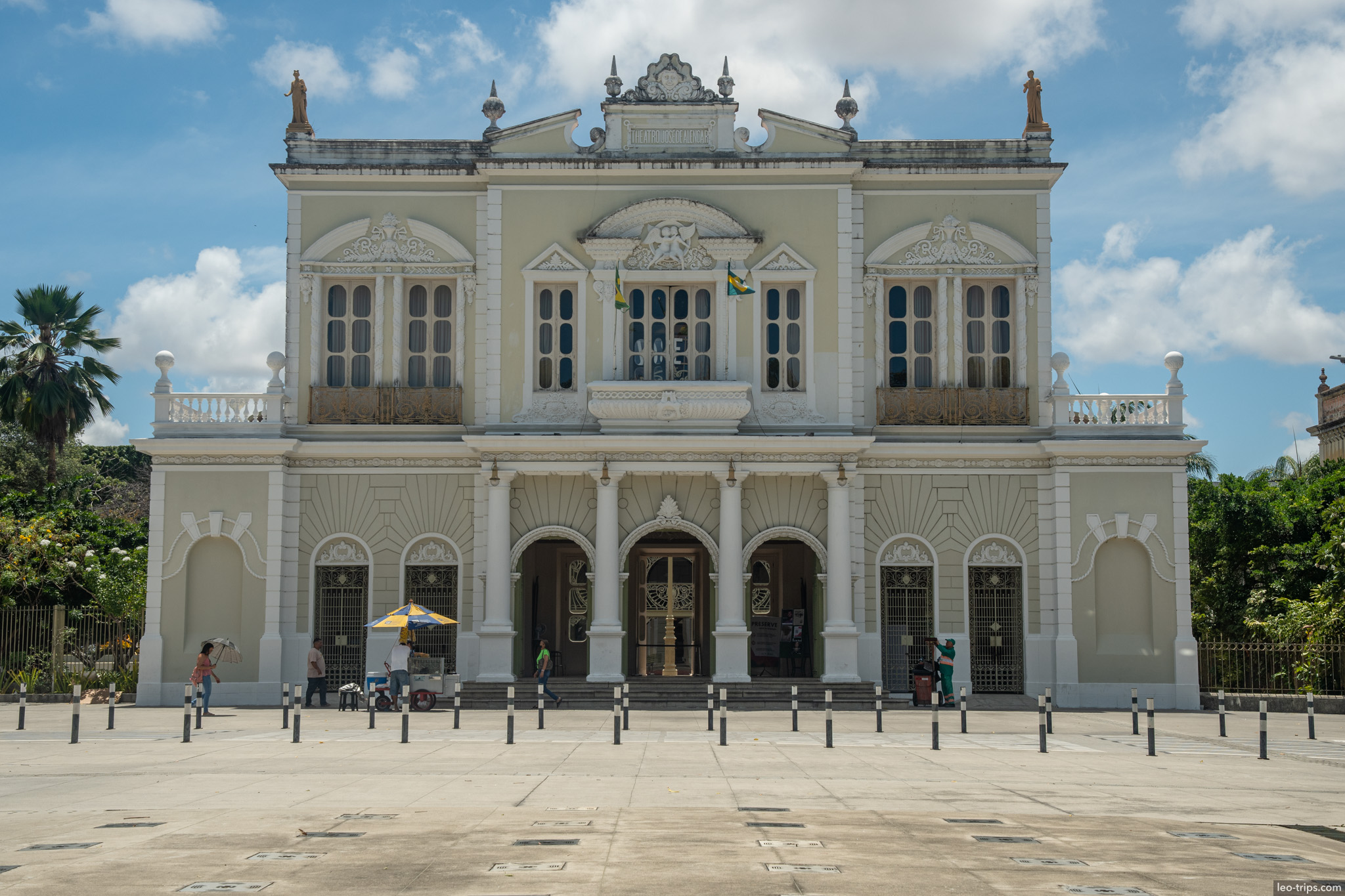 teatro jose de alencar facade fortaleza fortaleza