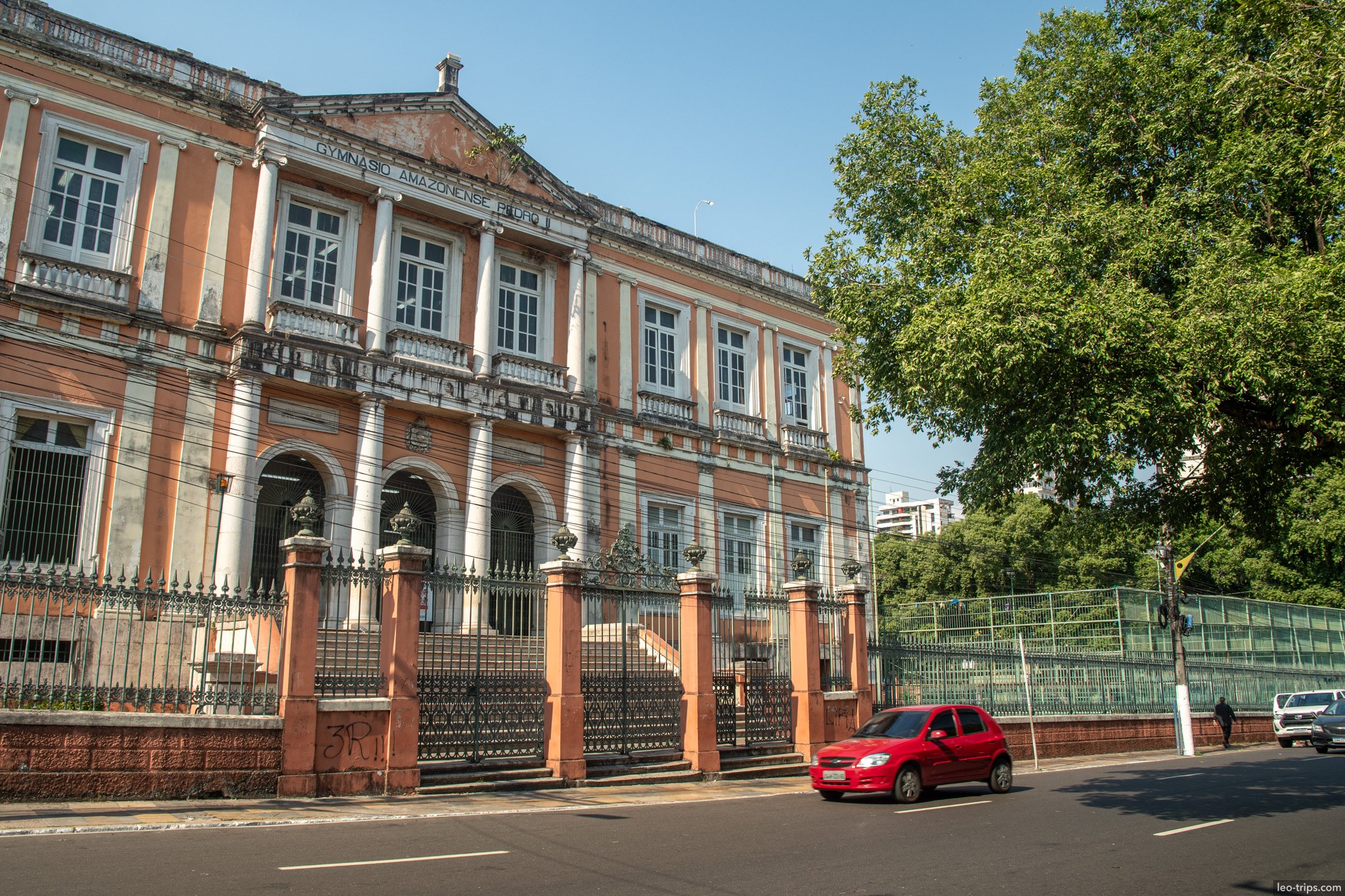 The historic Ginásio Amazonense, often called the Palace of Instruction
