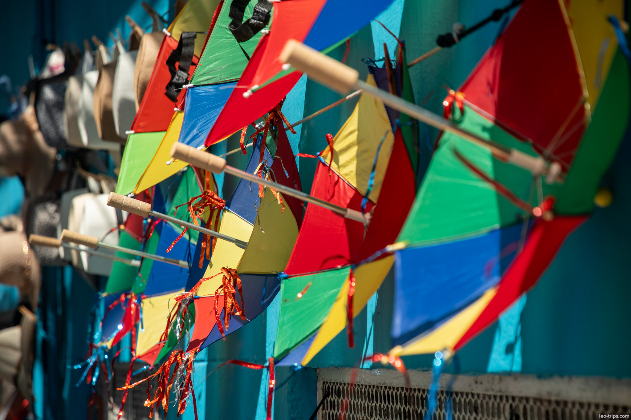 colorful mini carnival umbrellas for sale souvenir market olinda olinda