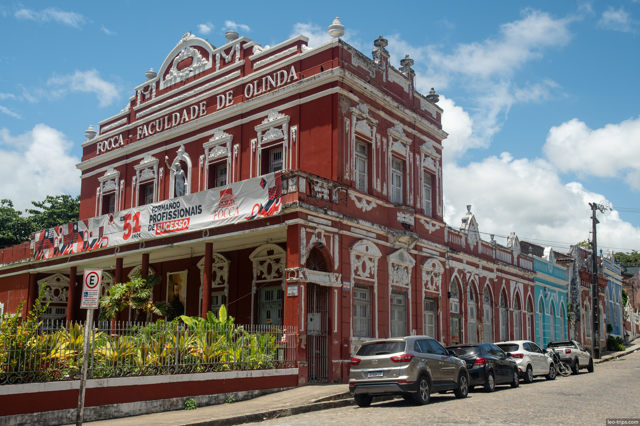 red neoclassical university building olinda olinda