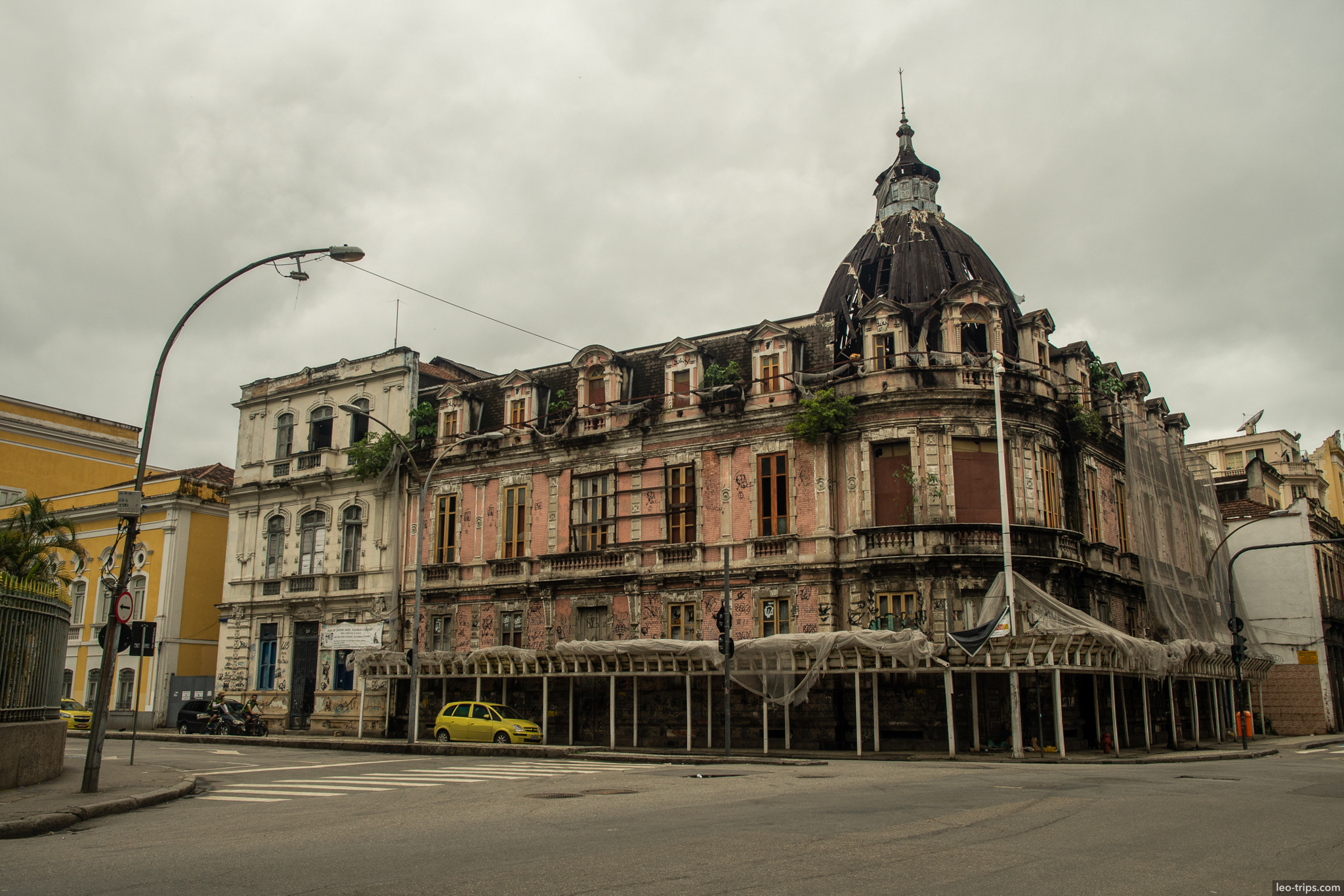 abandoned historic building dome lapa rio centro rio de janeiro