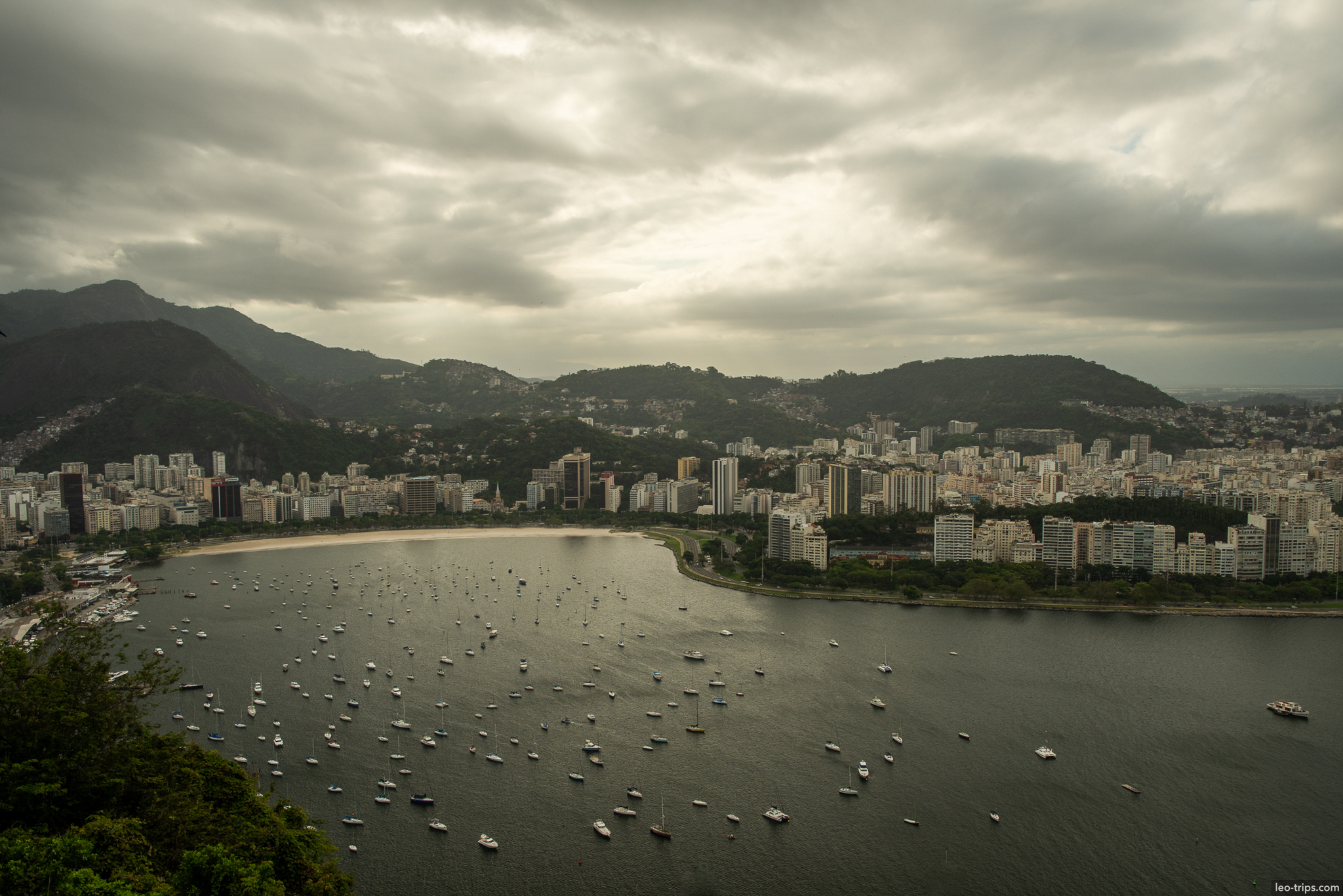 botafogo bay yachts sugarloaf mountain view rio de janeiro