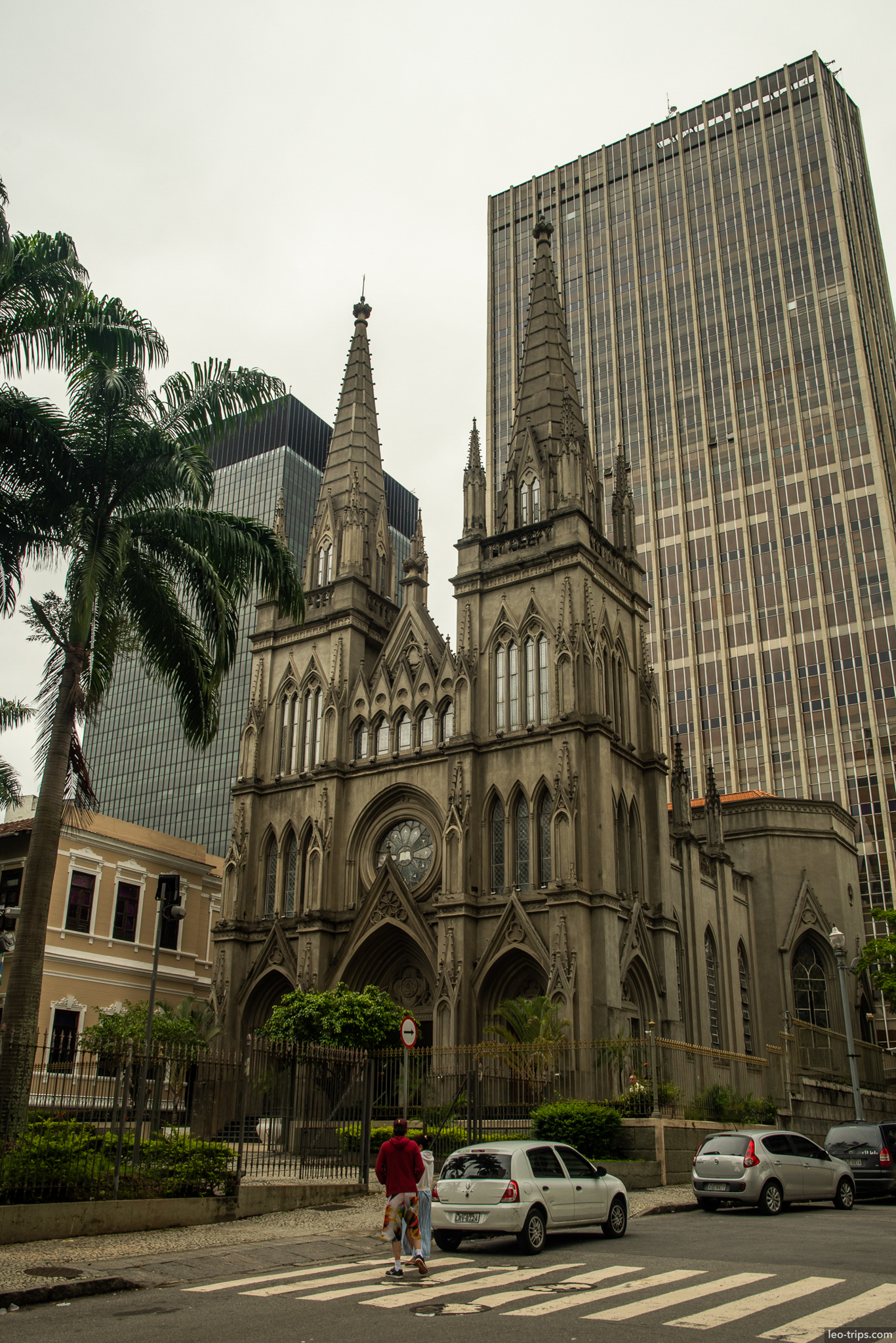igreja presbiteriana do rio gothic facade centro rio de janeiro