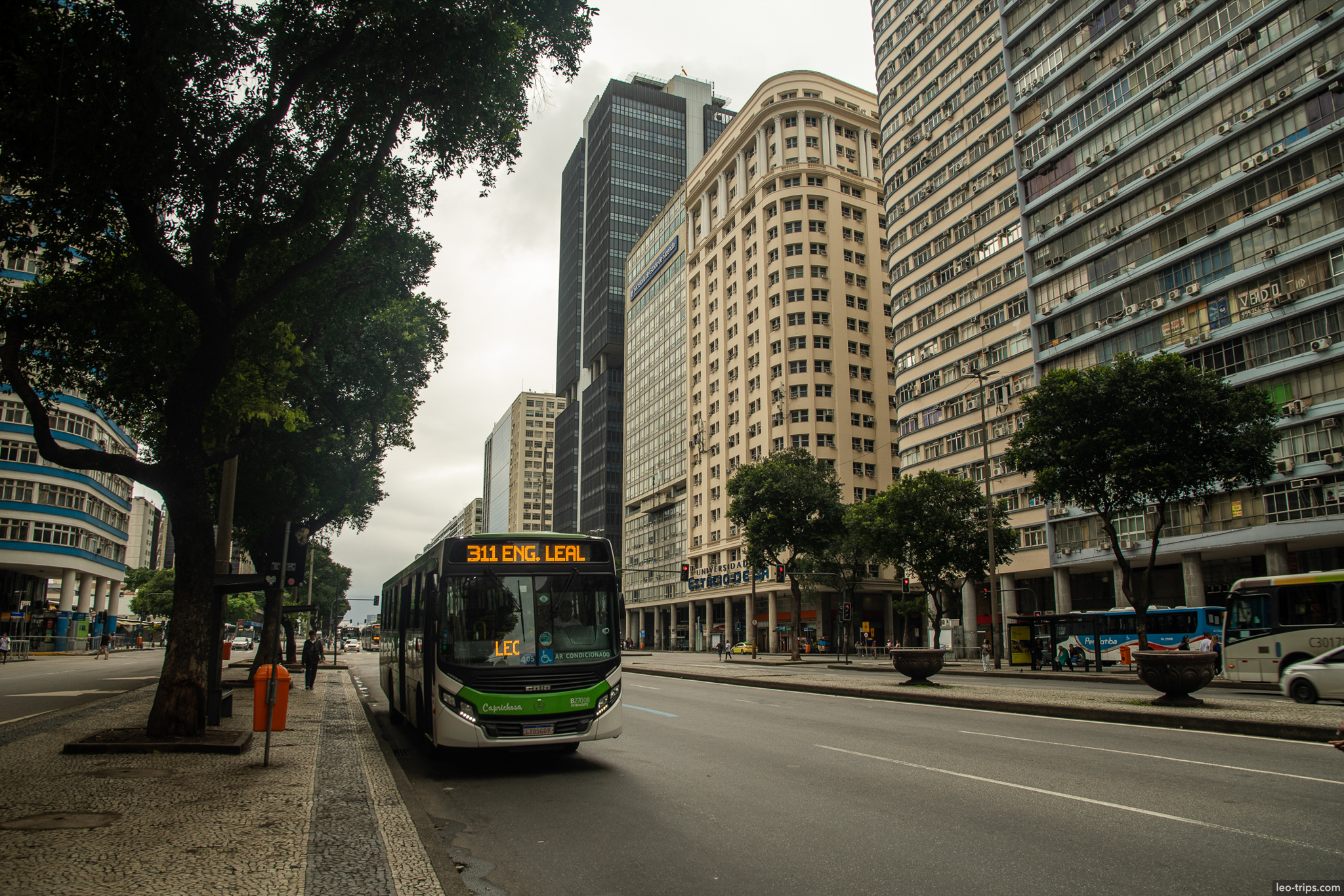 rio centro bus avenida rio branco buildings rio de janeiro