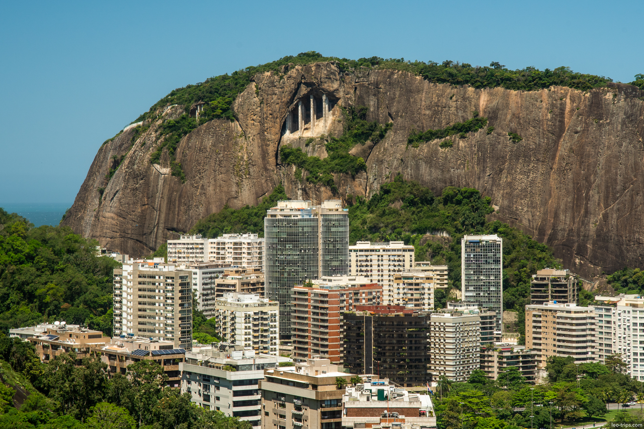rio pedra da gavea rock ipanema buildings rio de janeiro