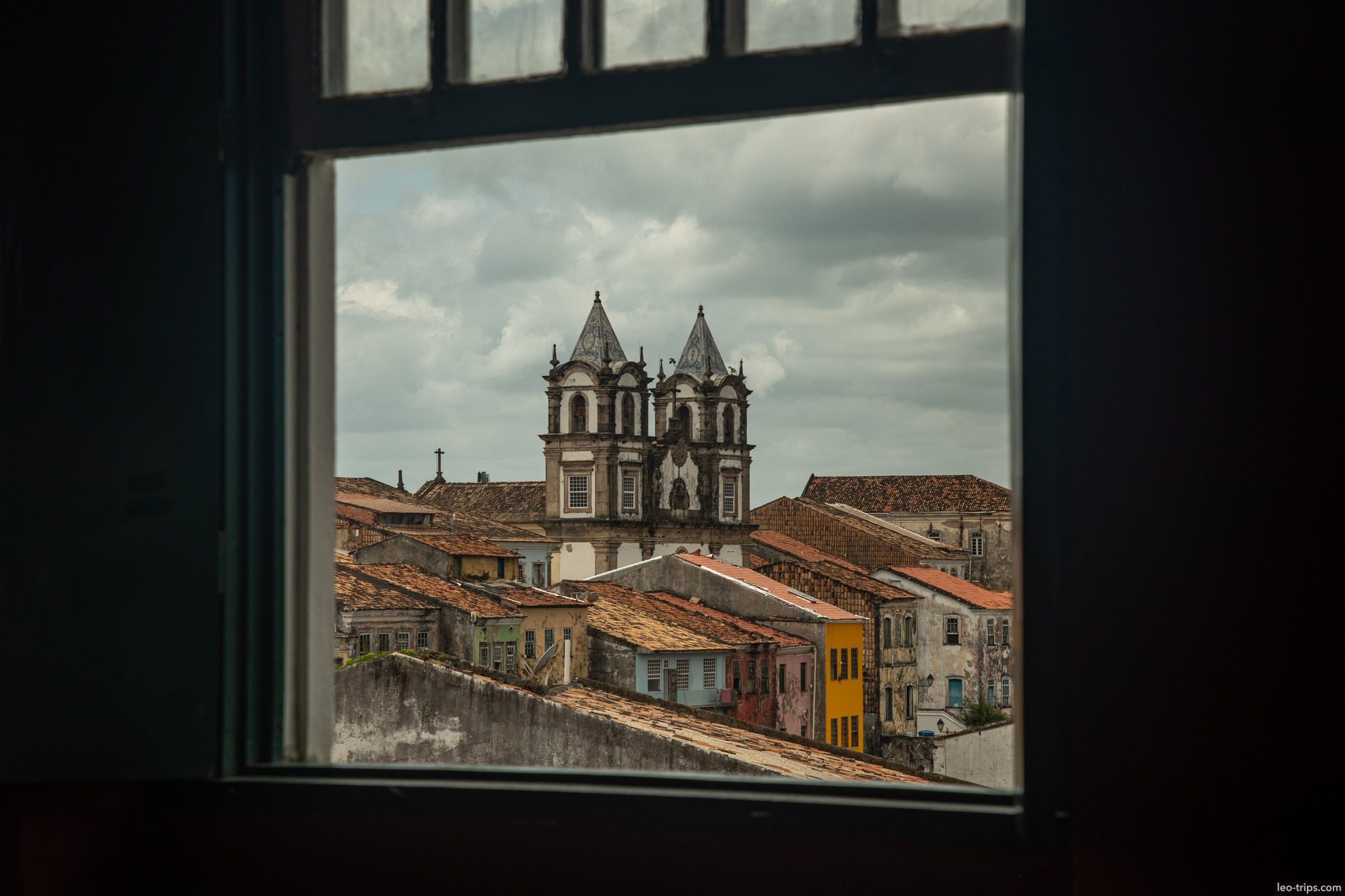 church towers window view rooftops pelourinho salvador salvador