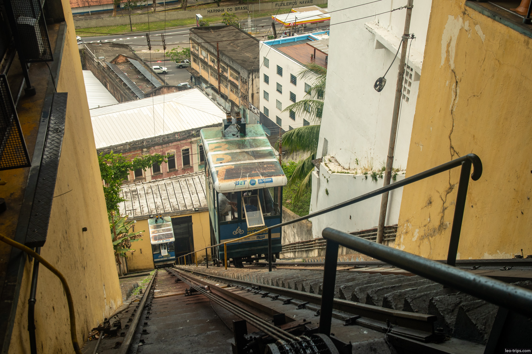 plano inclinado funicular descending salvador salvador