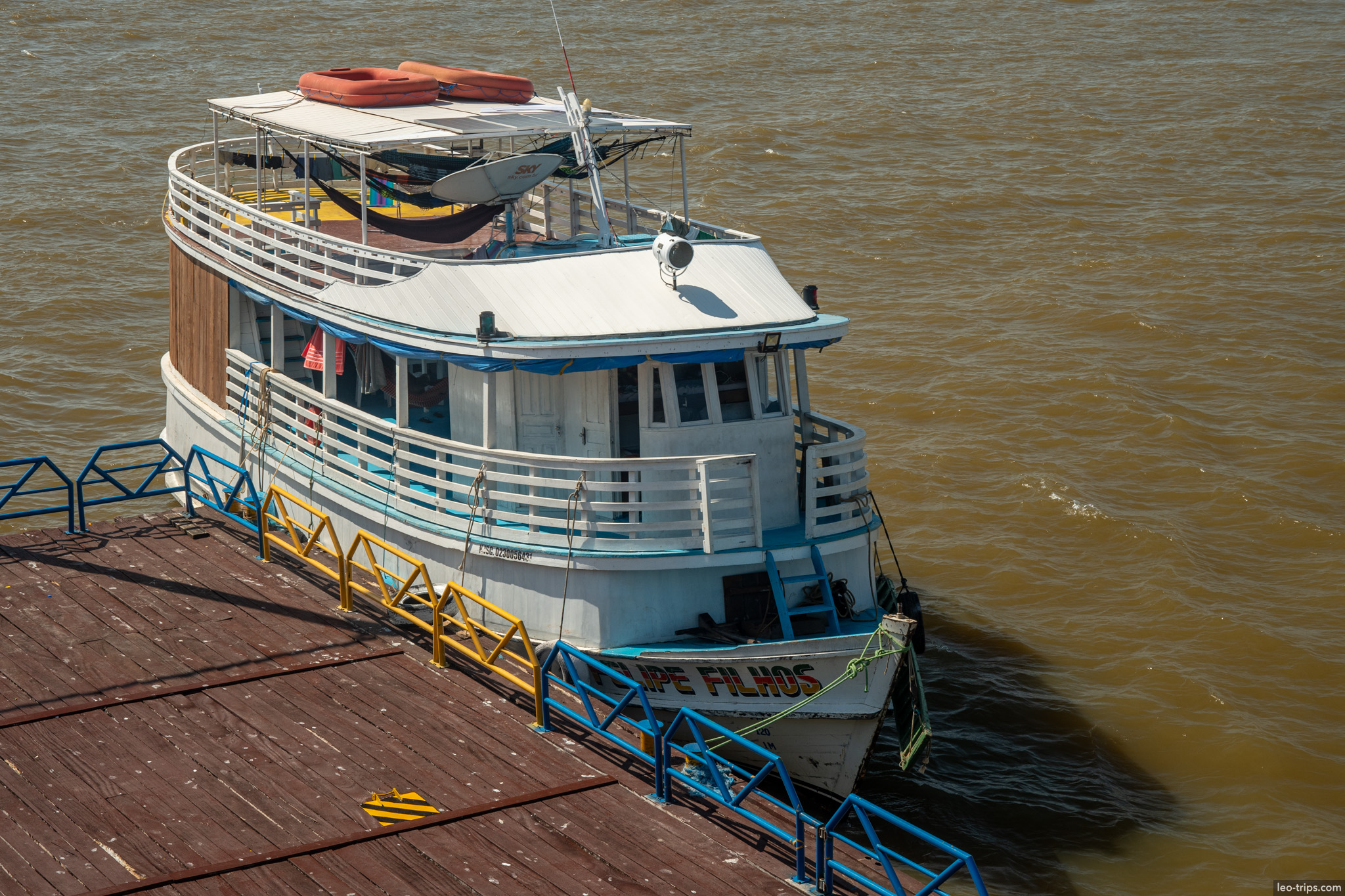 passenger ferry docked santarem