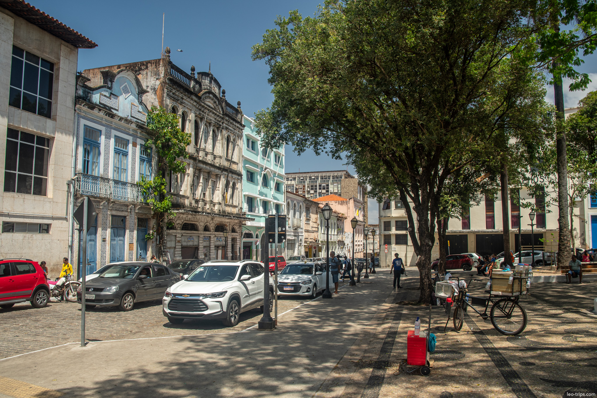 colonial buildings historic center sao luis