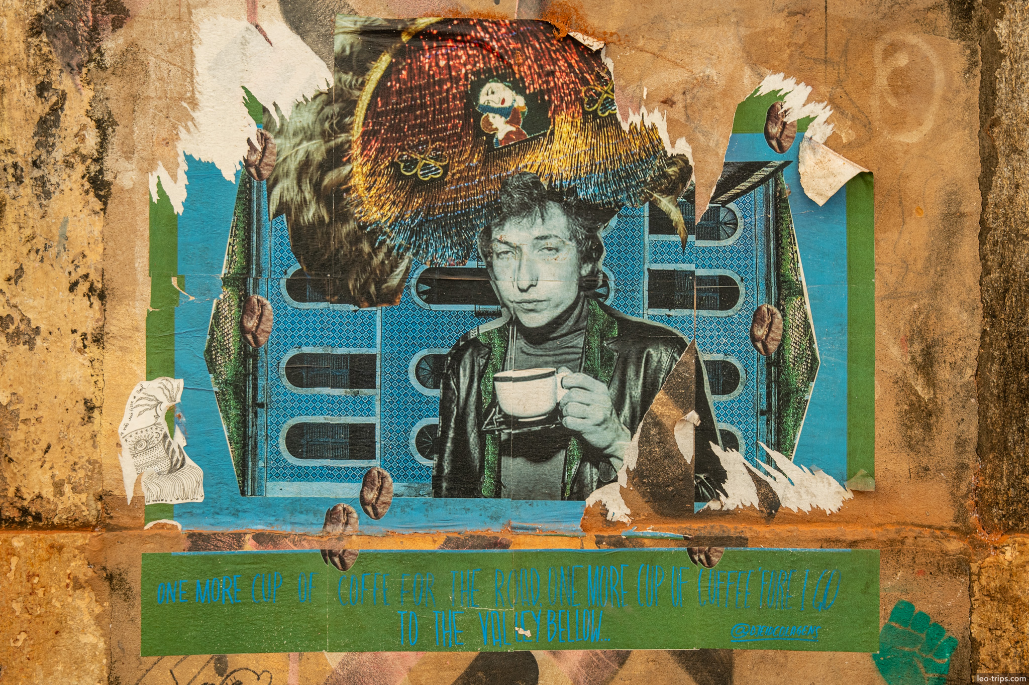 street poster coffee collage sao luis