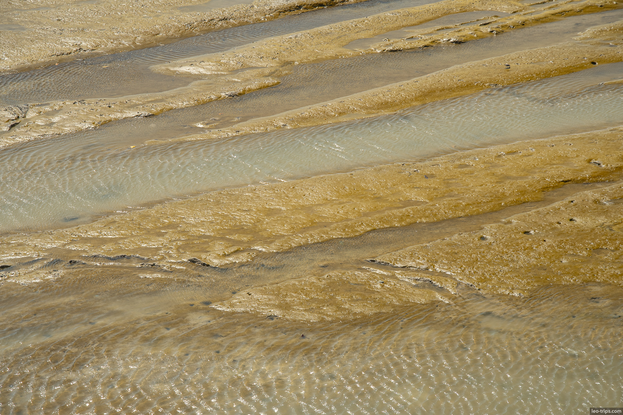 tidal flats sand patterns sao luis