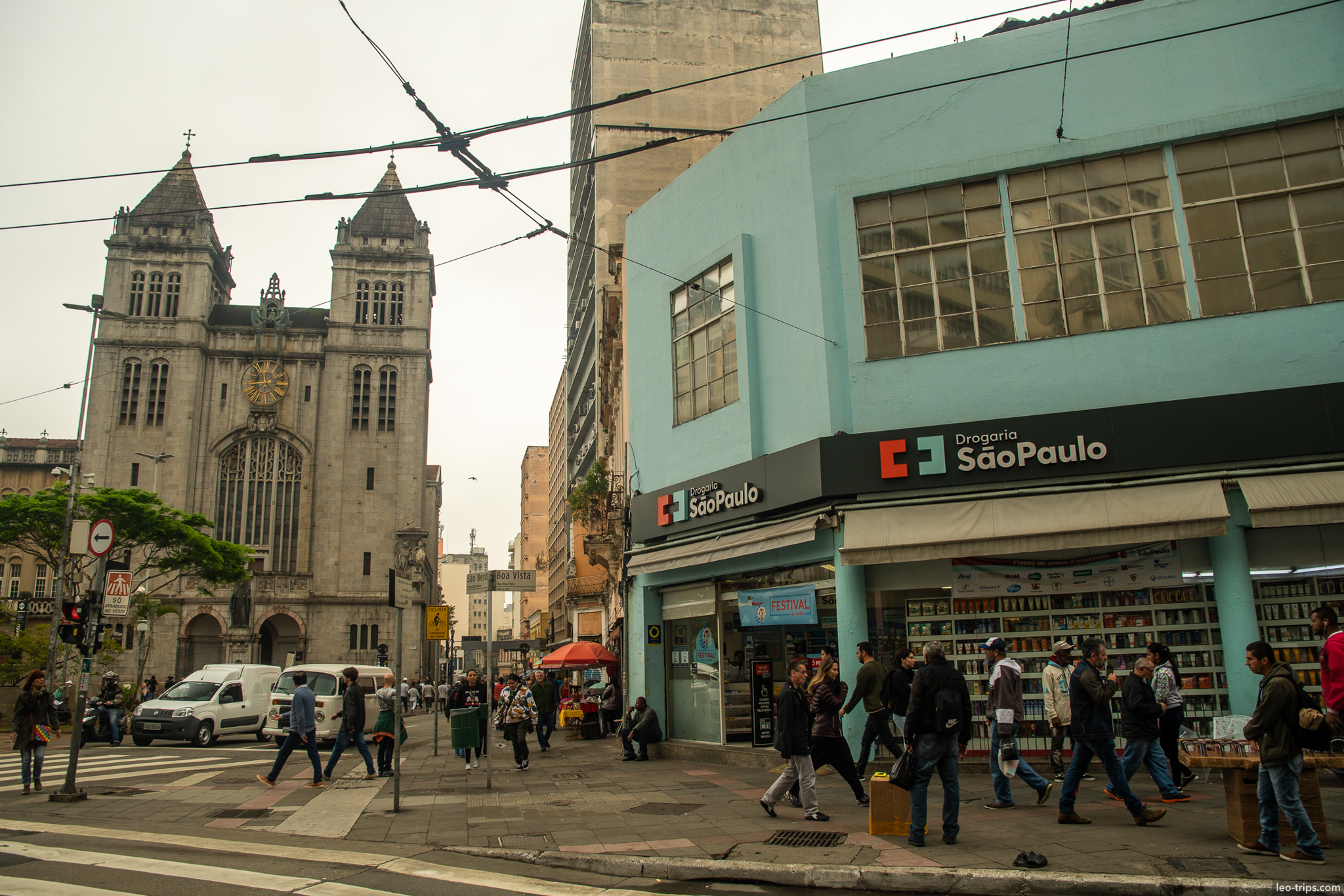 cathedral twin towers downtown sao paulo