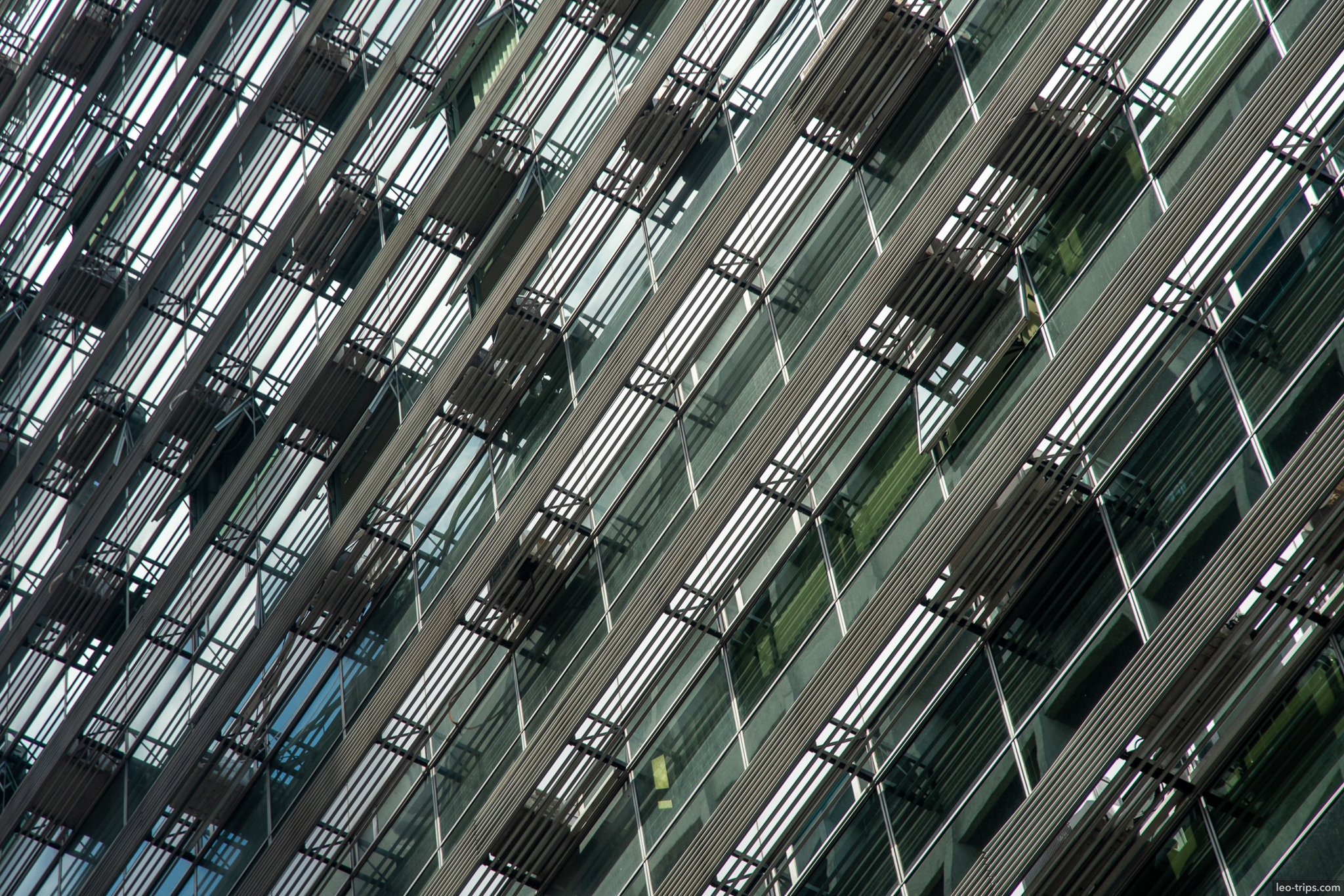 modern glass building facade sao paulo
