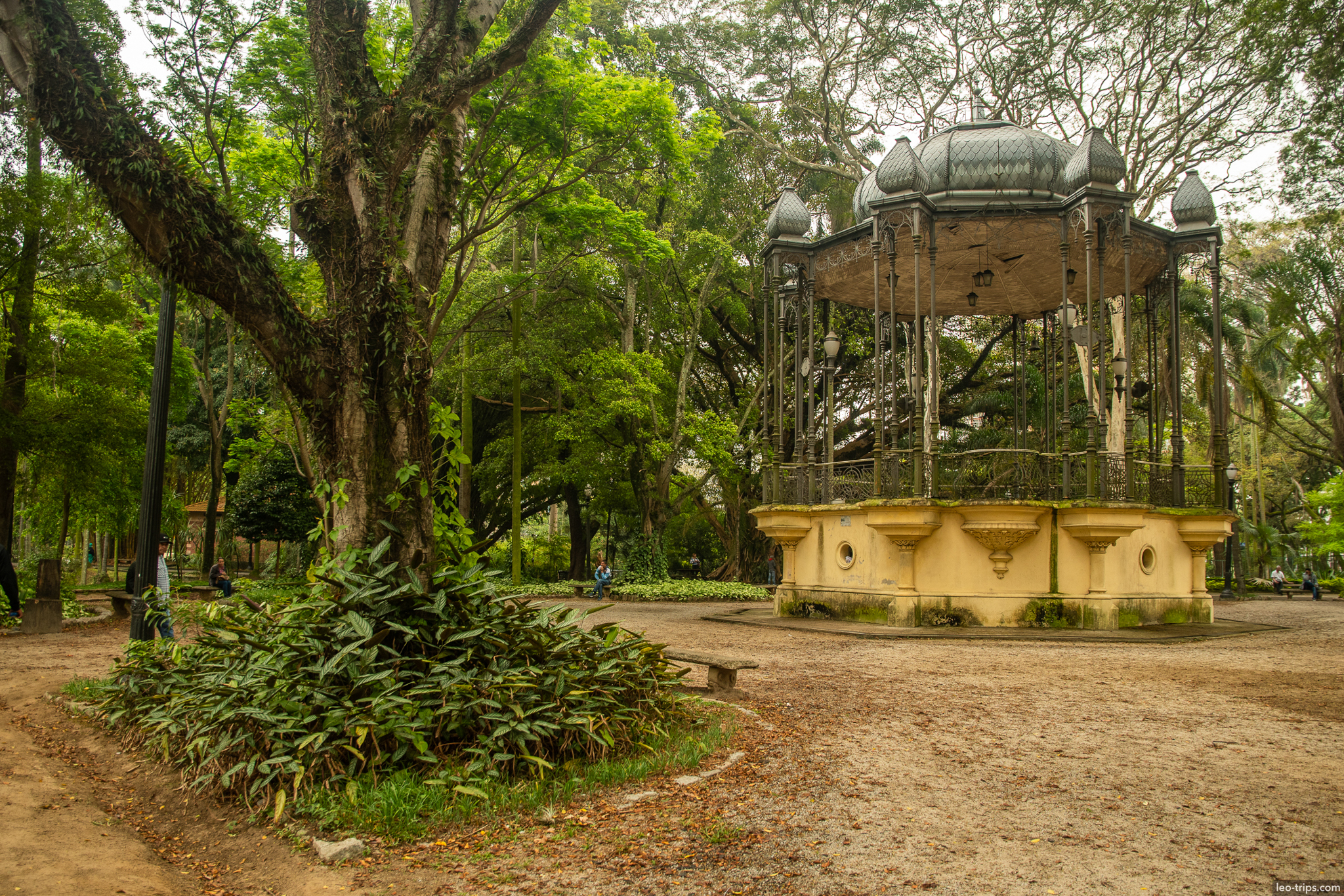ornate bandstand park sao paulo