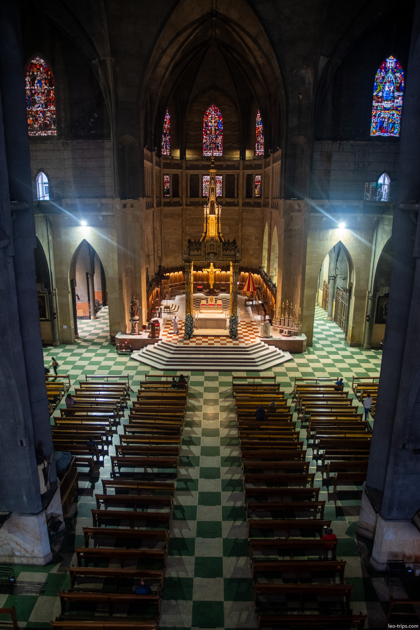 Inside Manizales Cathedral manizales