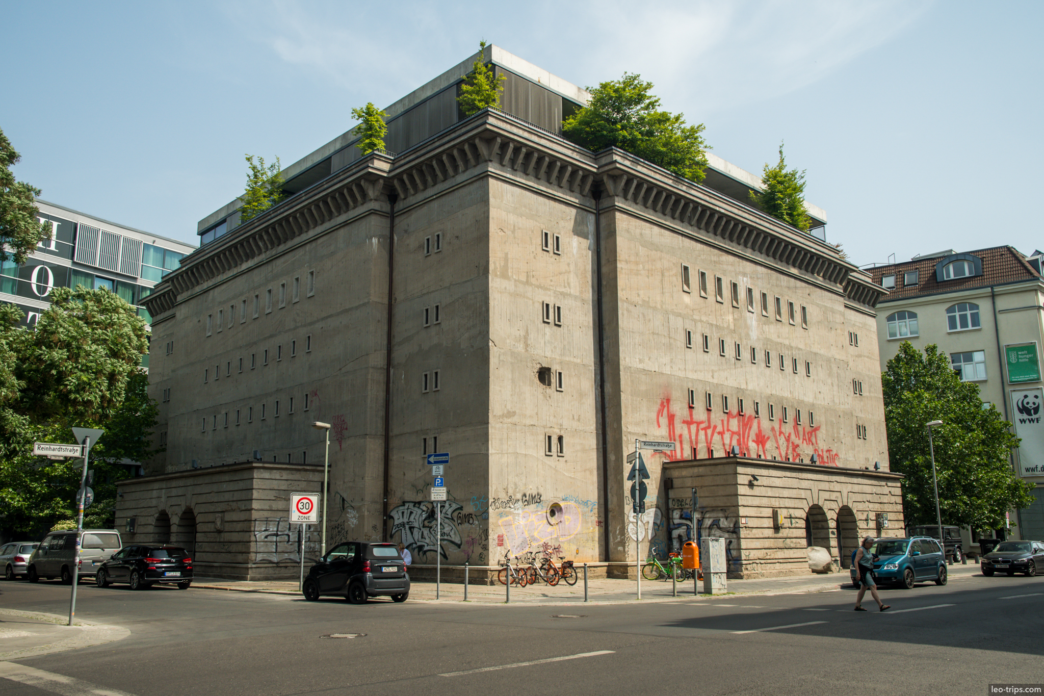 berlin ww2 flak bunker reinhardtstrasse graffiti berlin