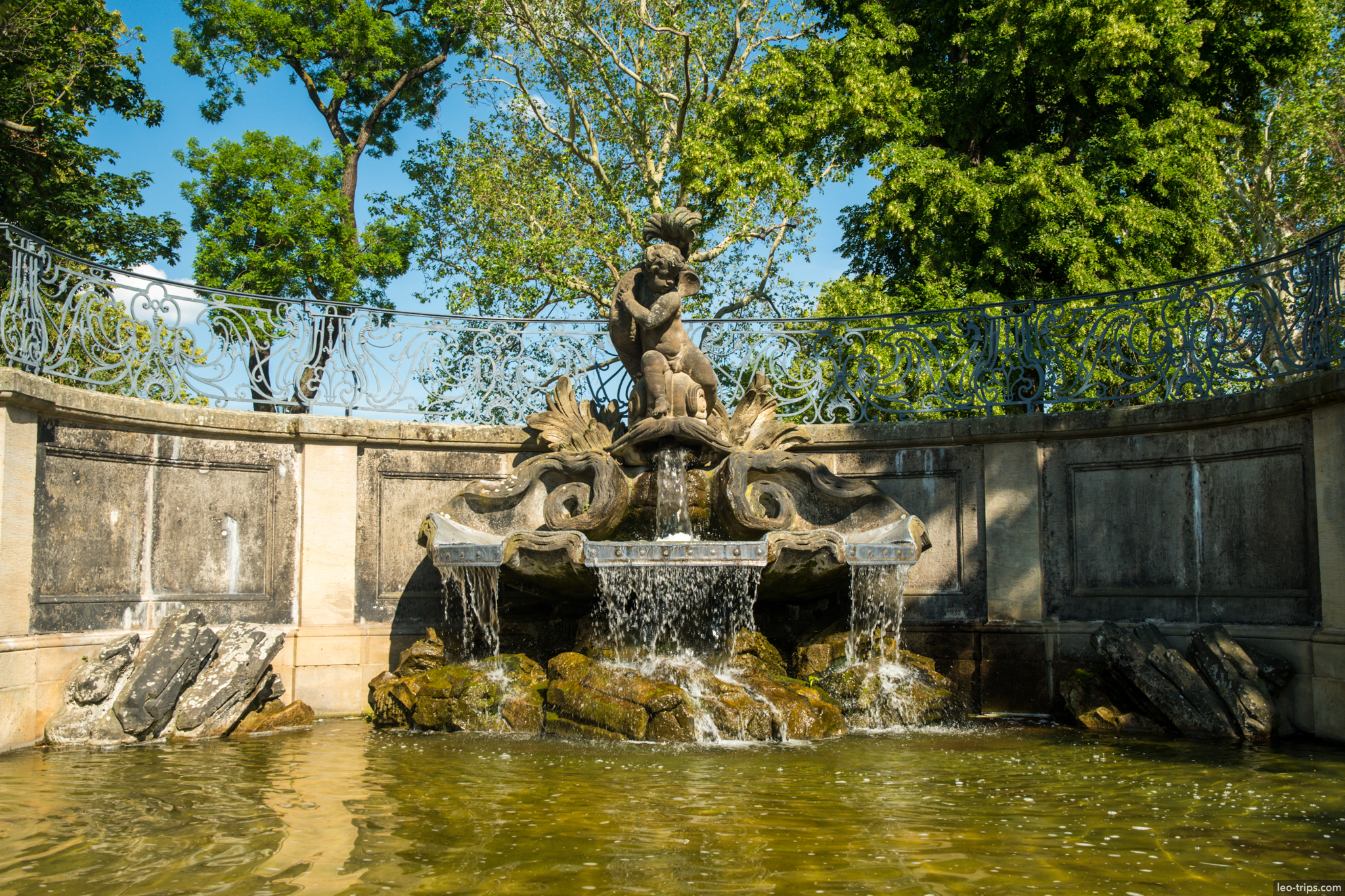 dresden baroque fountain sculpture garden dresden