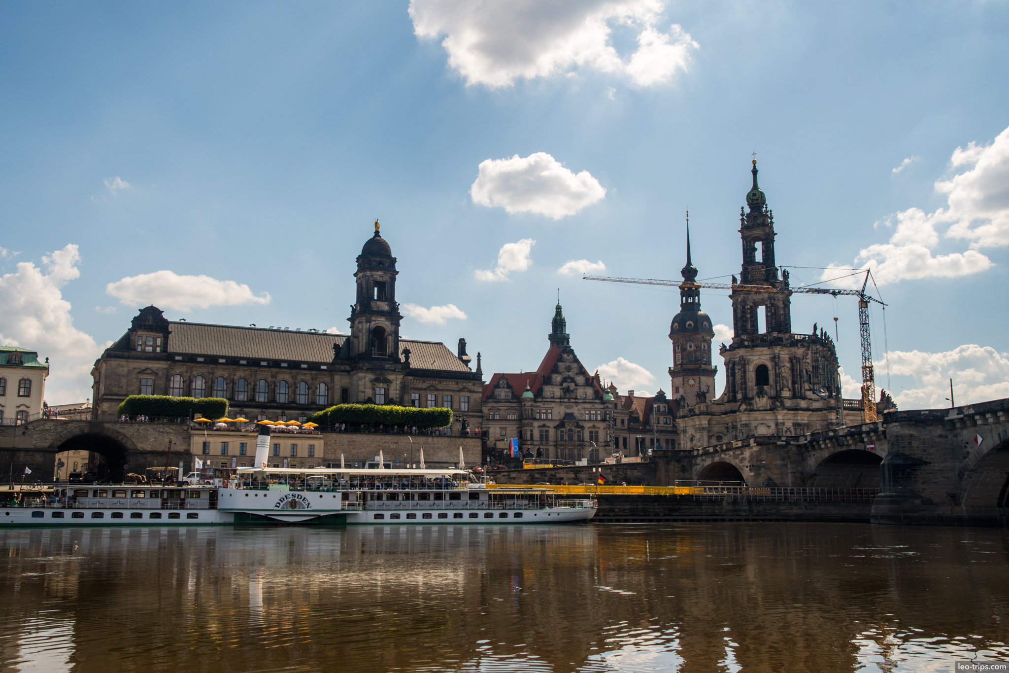dresden hofkirche augustus bridge elbe dresden