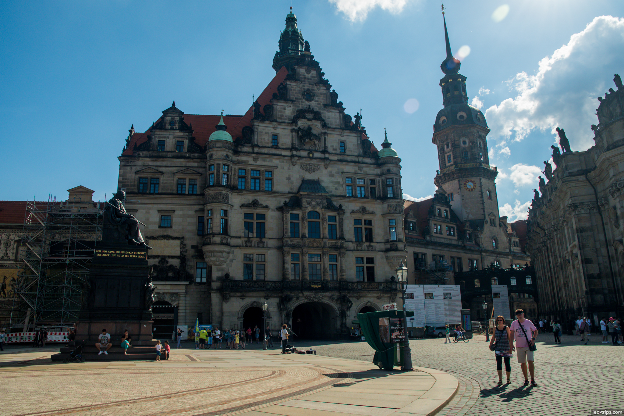 dresden royal palace residenzschloss square dresden