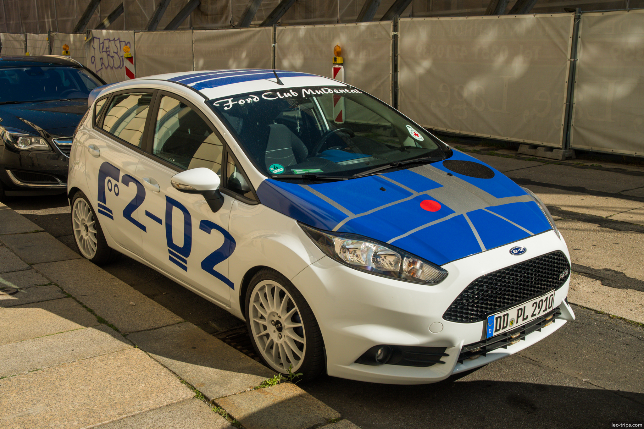 ford fiesta r2d2 star wars wrap dresden dresden