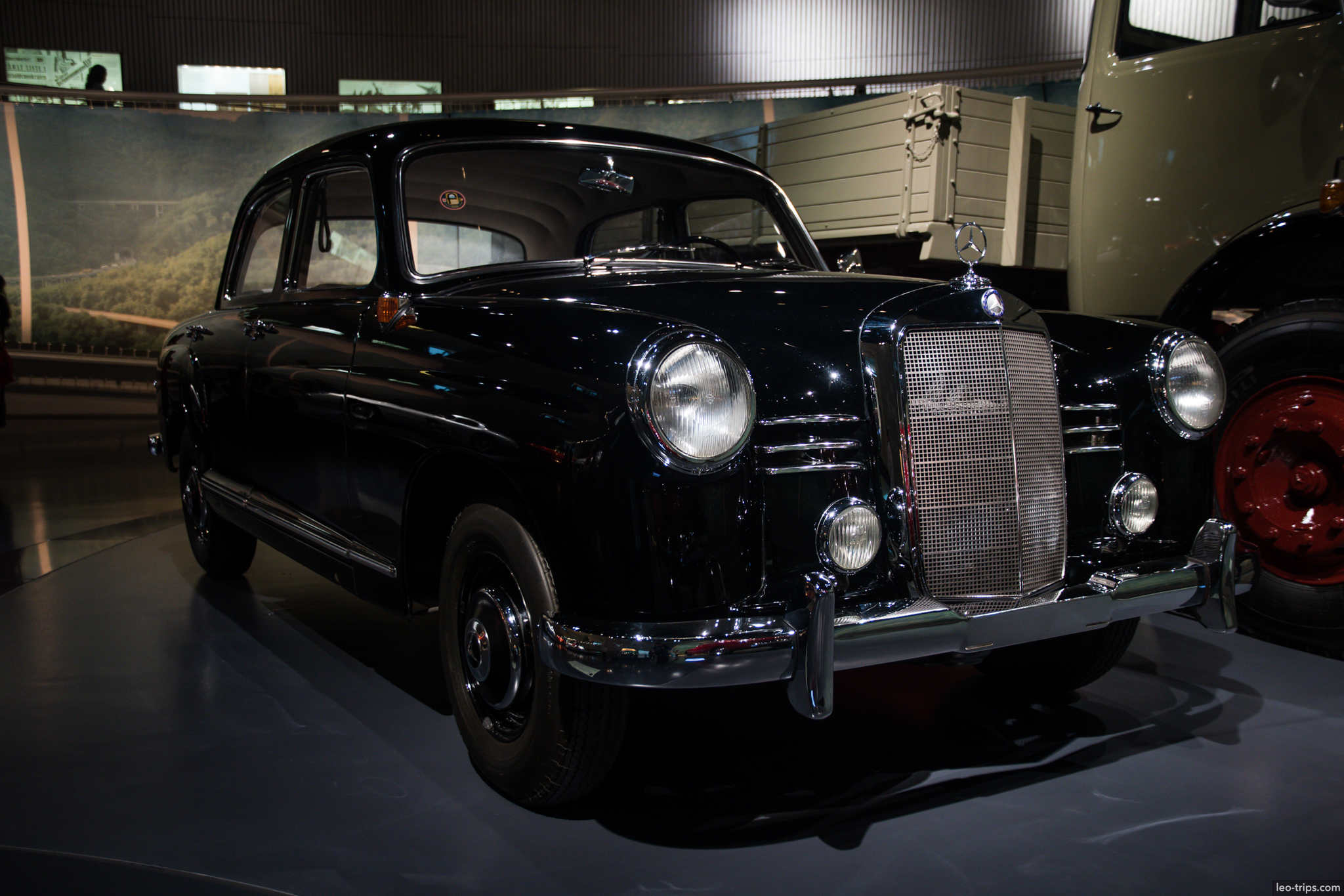 180 ponton black sedan 1953 mercedes benz museum